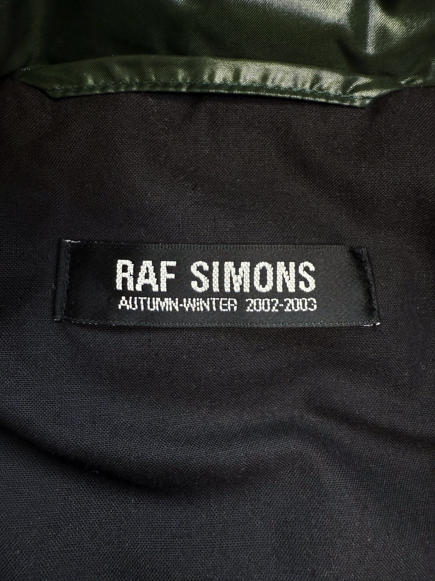 AW02 Raf Simons ‘Virginia Creeper’ Elasticated Sleeveless Puffer Vest