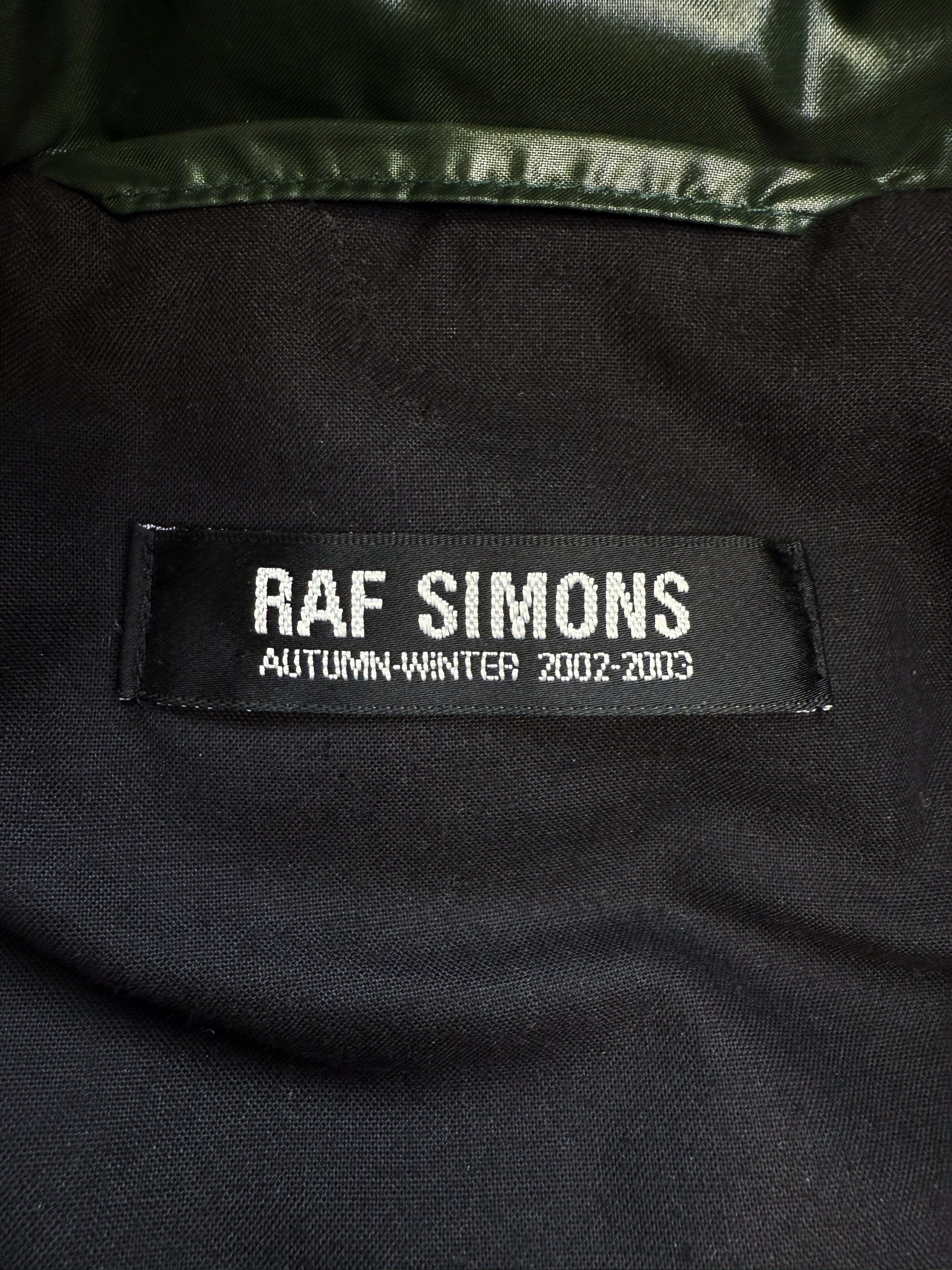 AW02 Raf Simons ‘Virginia Creeper’ Elasticated Sleeveless Puffer Vest