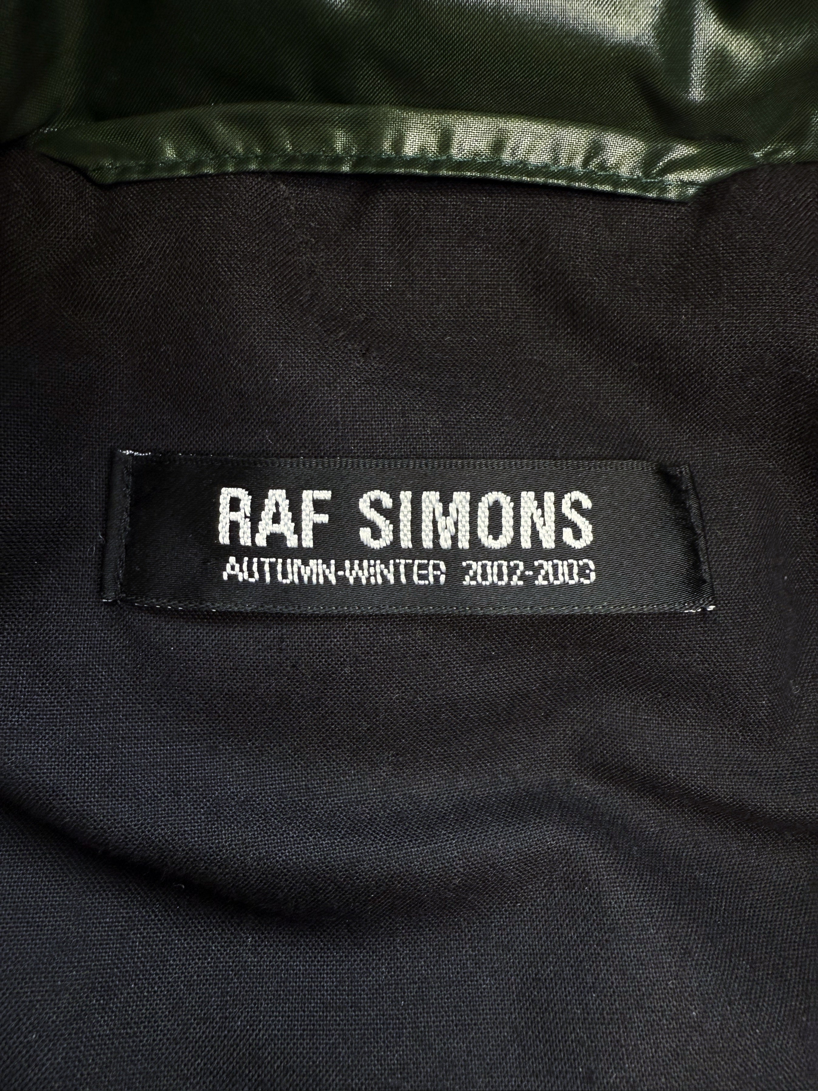 AW02 Raf Simons ‘Virginia Creeper’ Elasticated Sleeveless Puffer Vest
