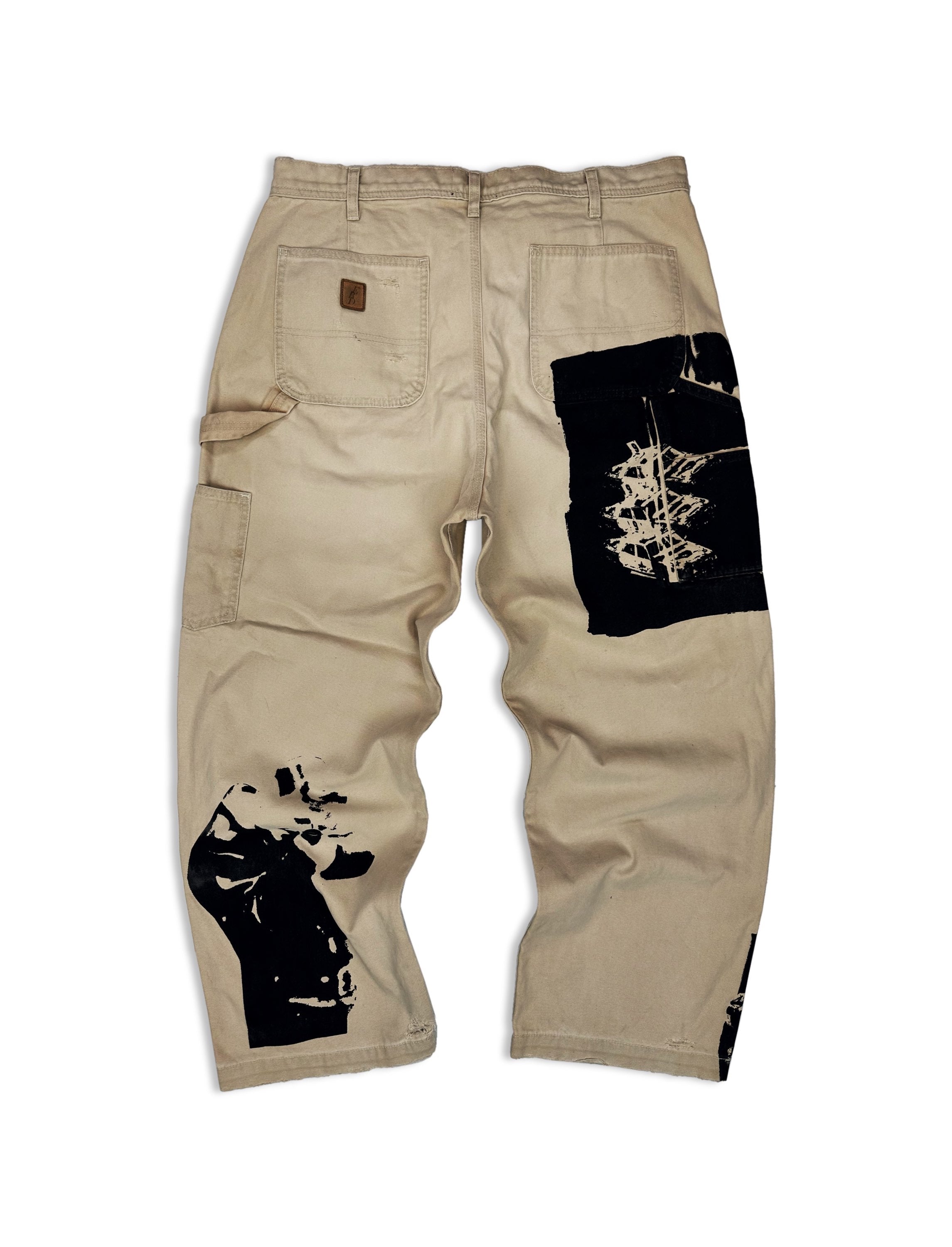 SS23 Enfants Riches Deprimes ‘Crash’ Beige Carpenter Pants