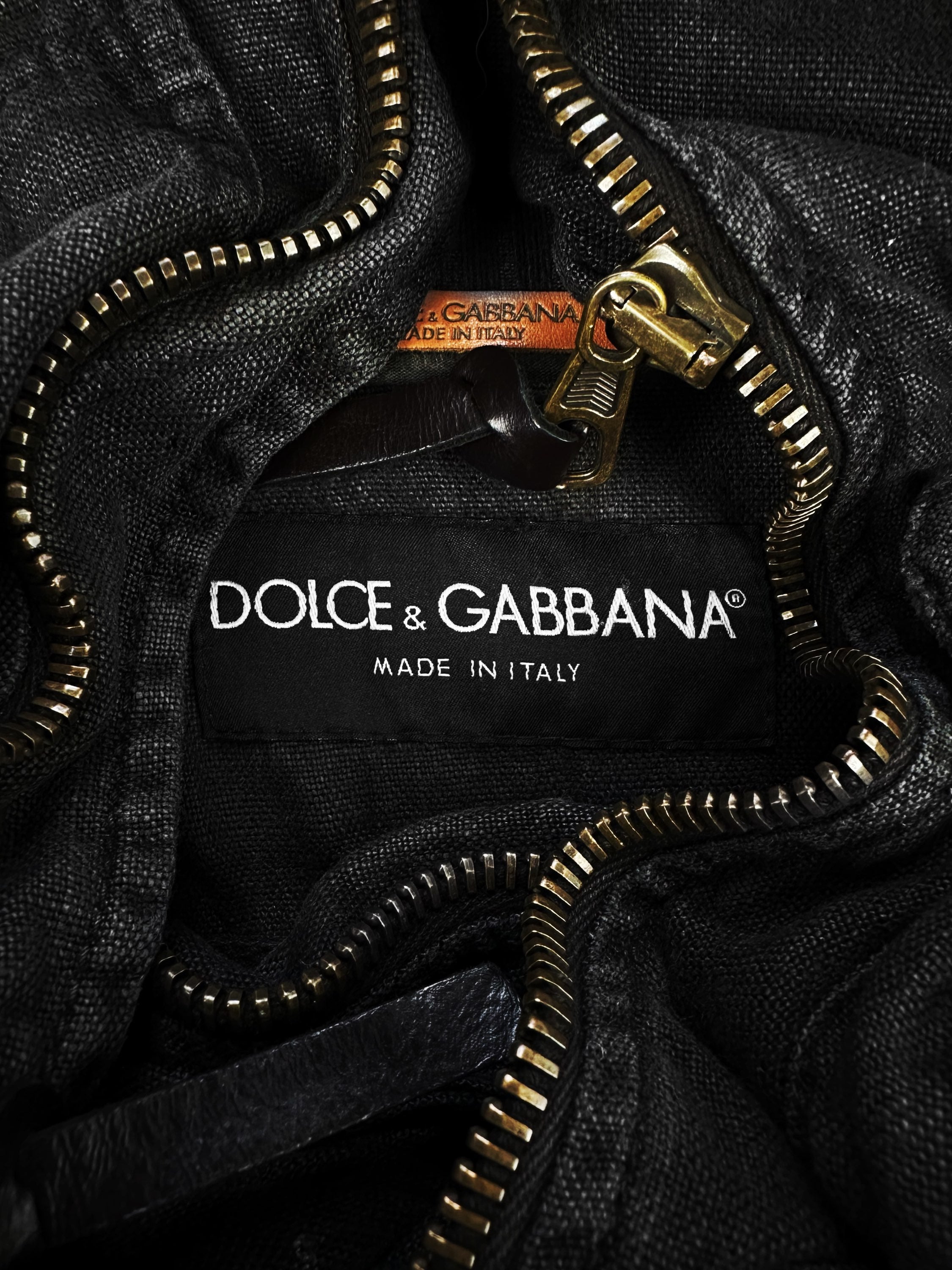 SS03 Dolce & Gabbana ‘3D’ Cargo Pocket Metallic Hunting Jacket