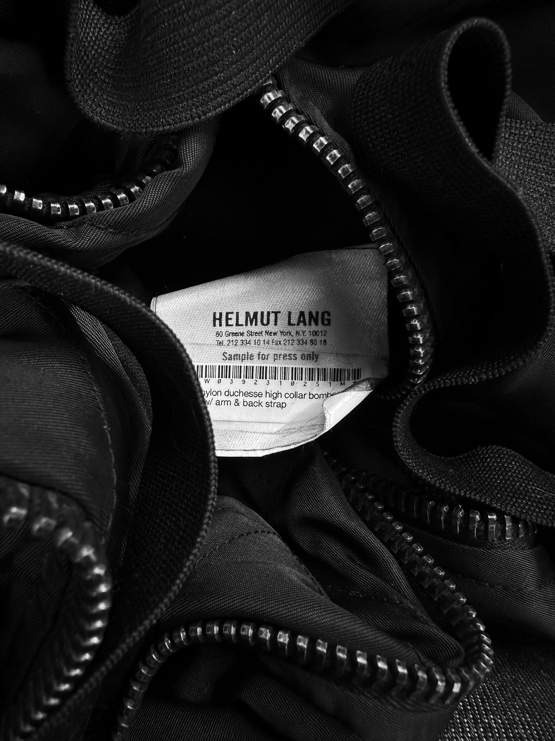 AW03 Helmut Lang PRESS SAMPLE ‘Bondage’ MA-1 Bomber Jacket