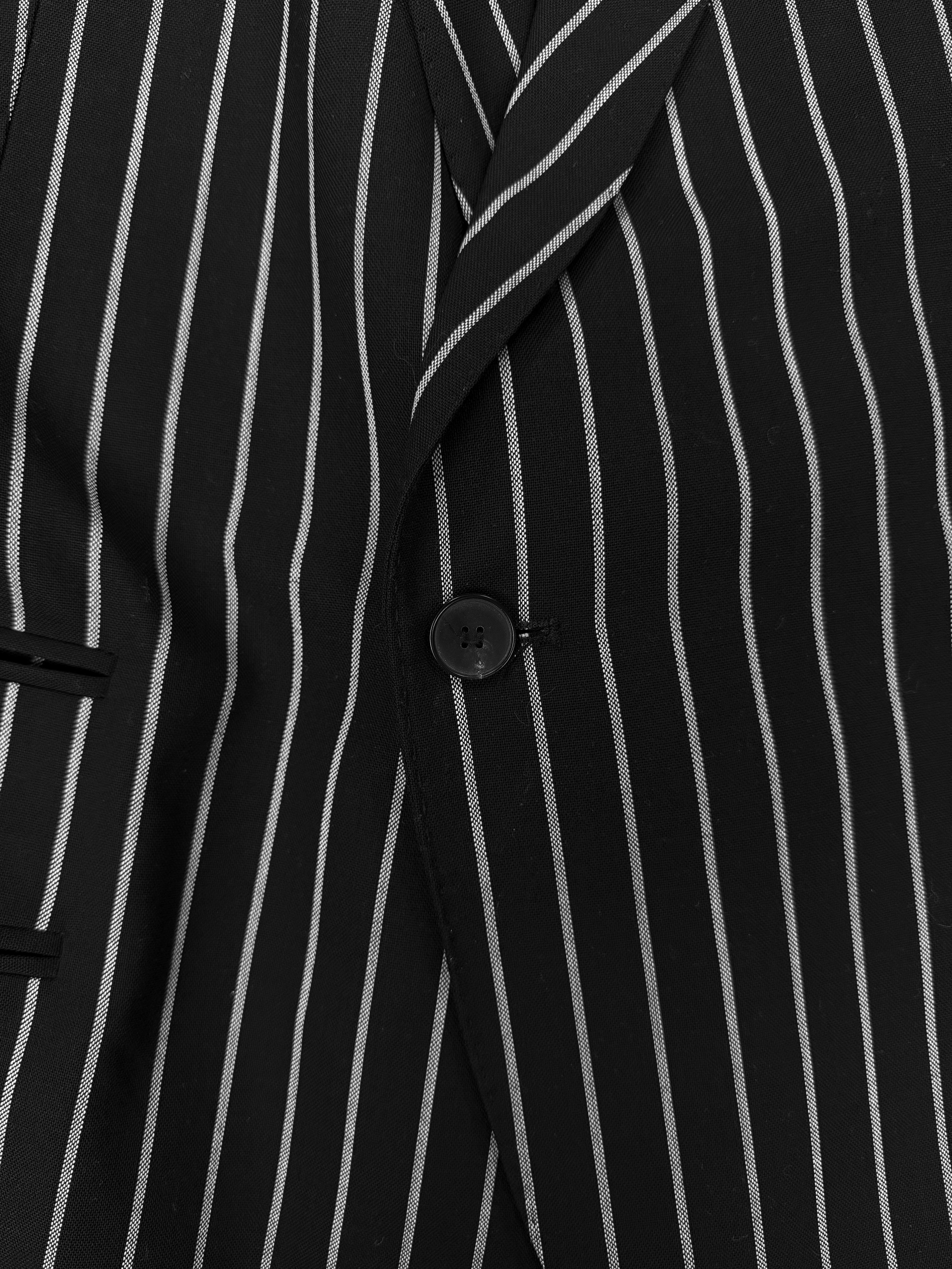 SS16 Haider Ackermann Pinstripe Double Breasted Blazer Jacket