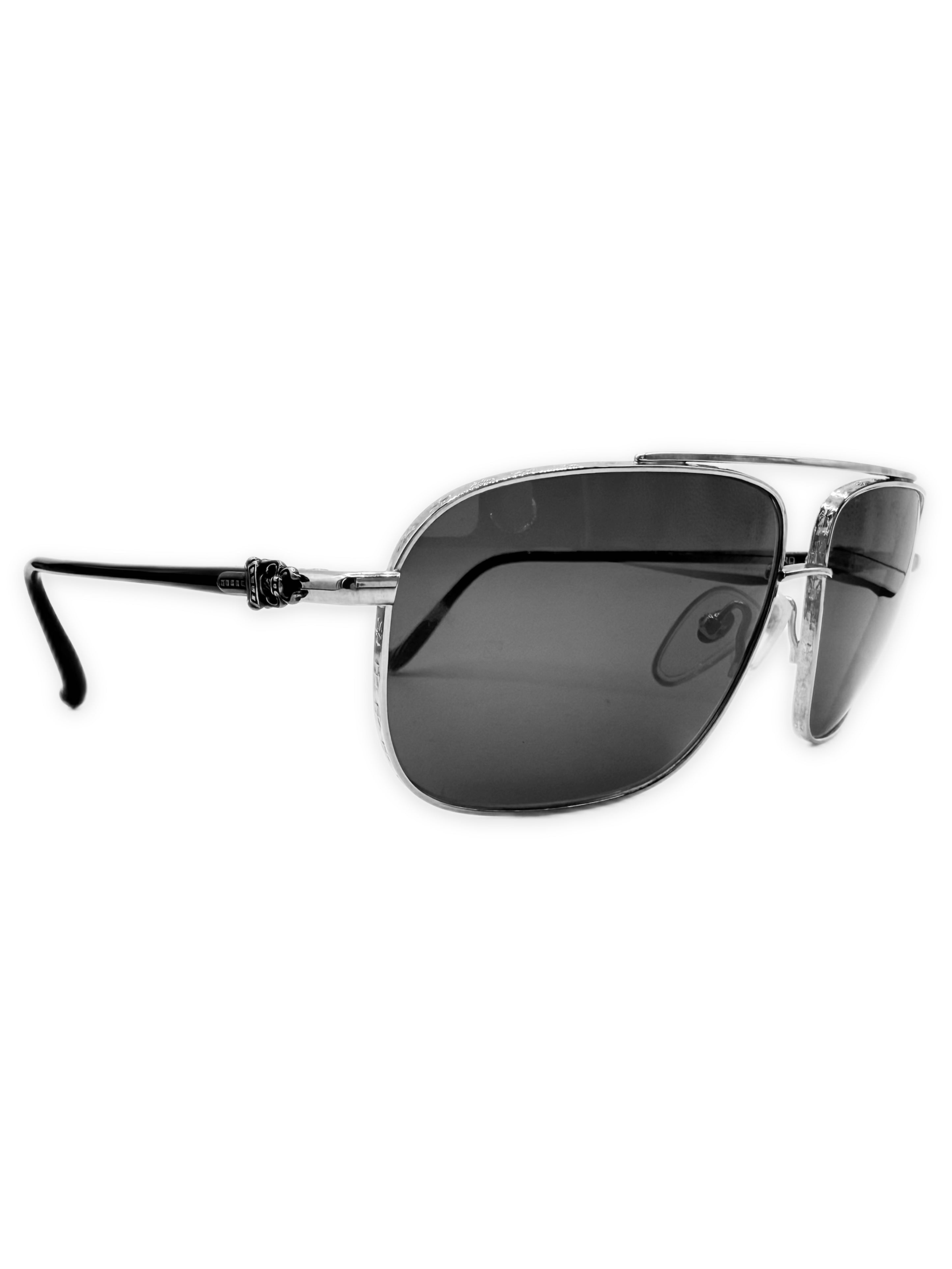 Chrome Hearts ‘Pork Sword’ .925 Silver Dagger Aviator Sunglasses