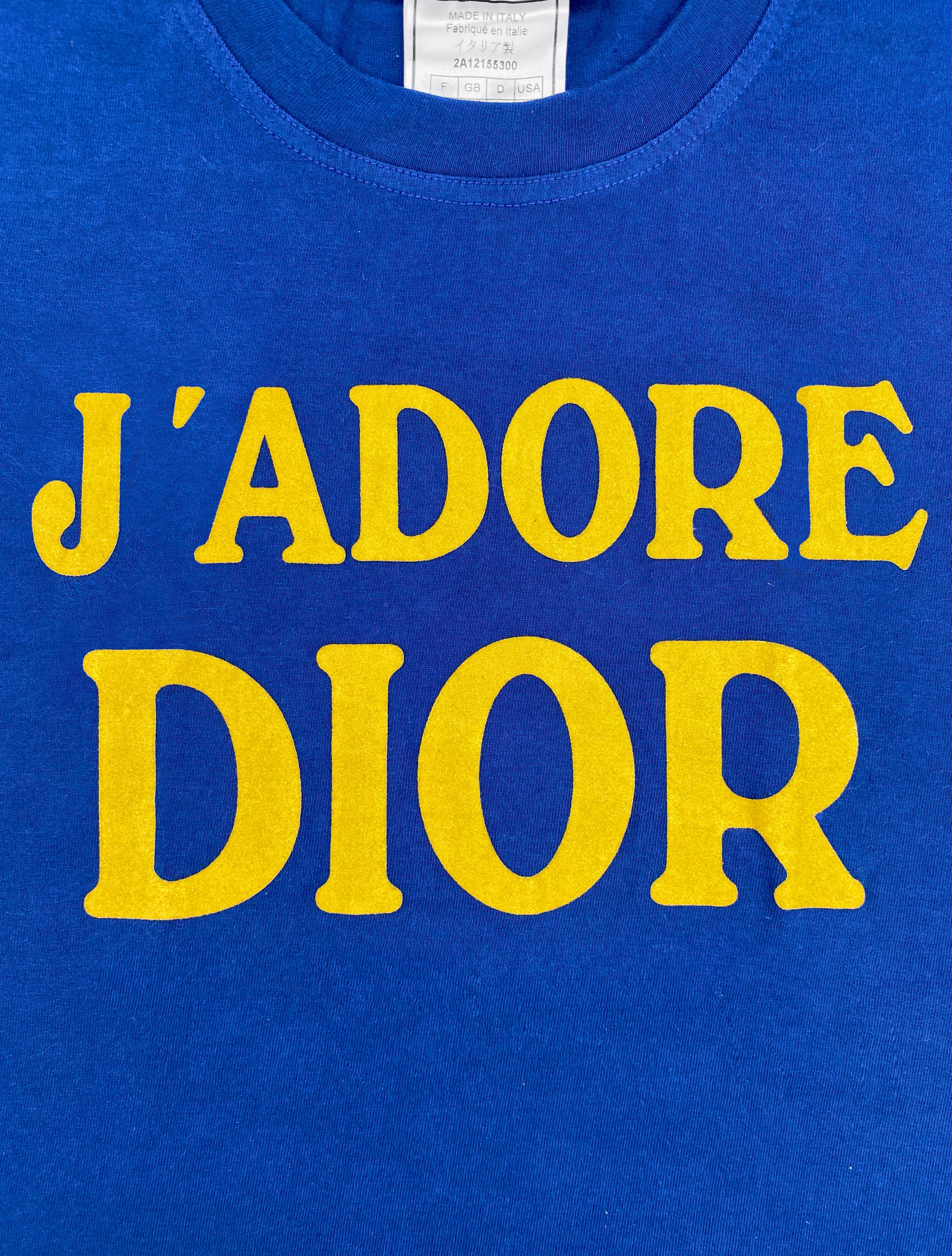 FW01 Dior by John Galliano “J’Adore Dior” Graphic Tank-top