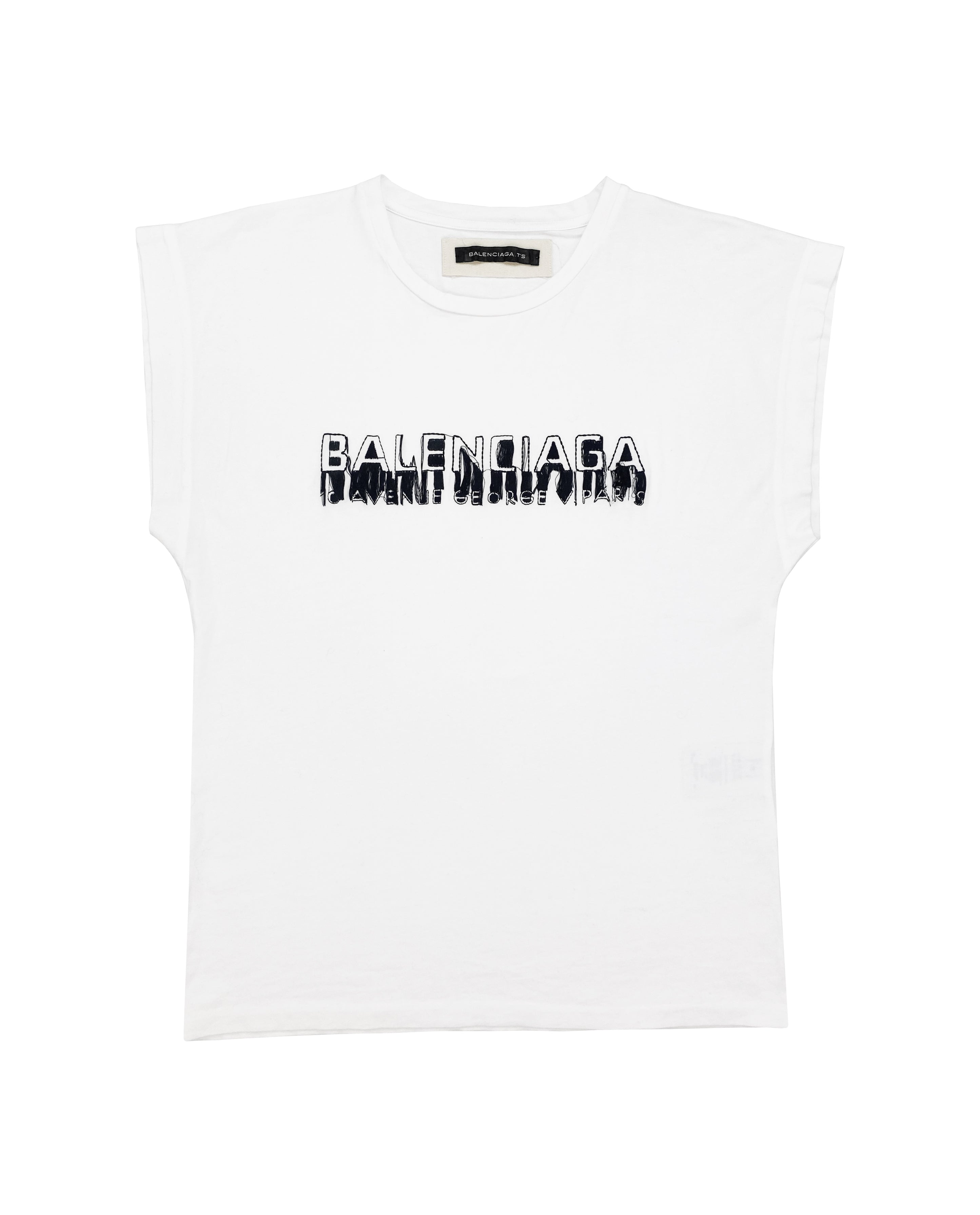SS12 Balenciaga by Nicolas Ghesquière Threaded Tank Top