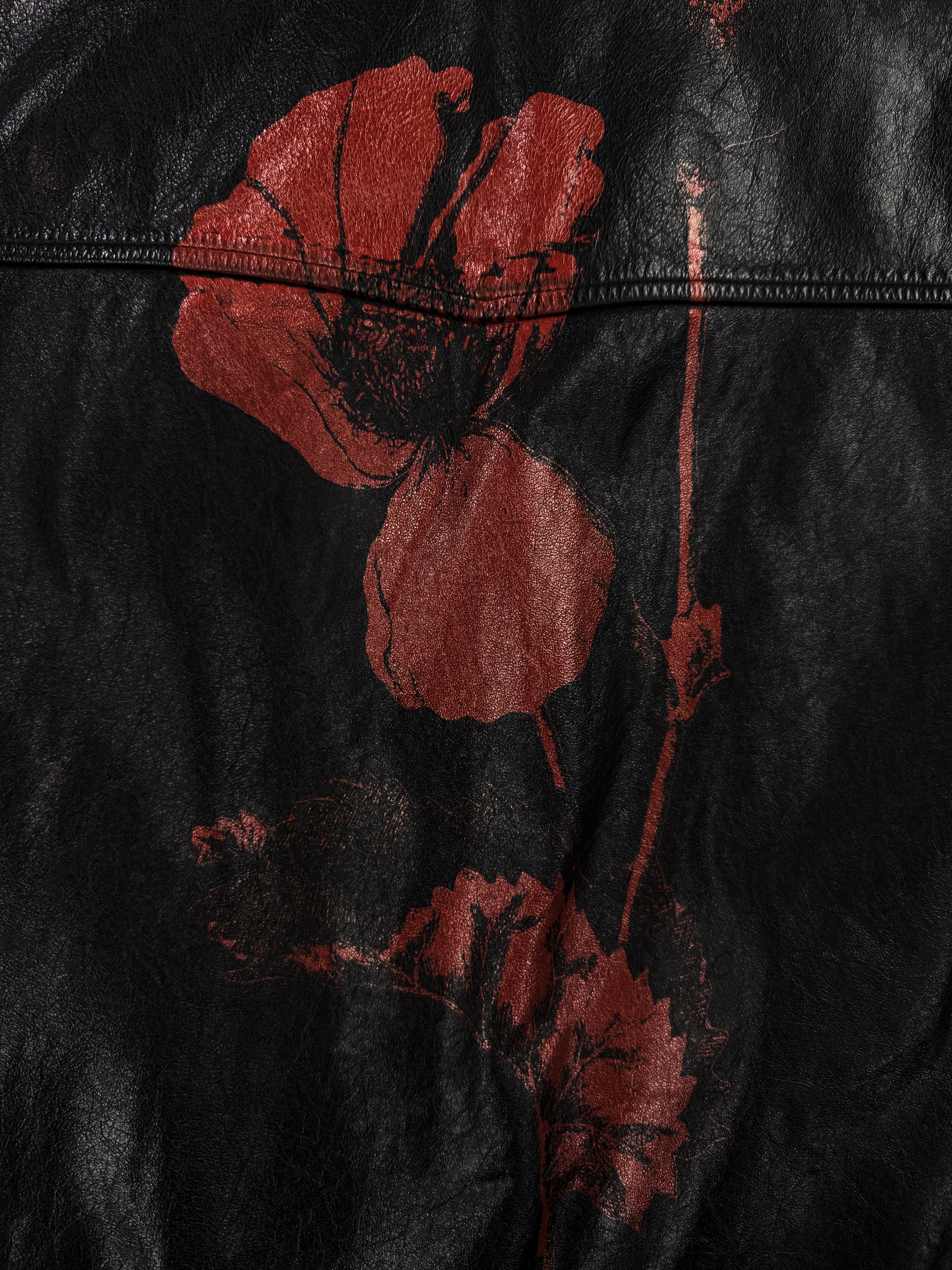 AW24 Enfants Riches Deprimes ‘Midnight Oil’ Black Leather Jacket
