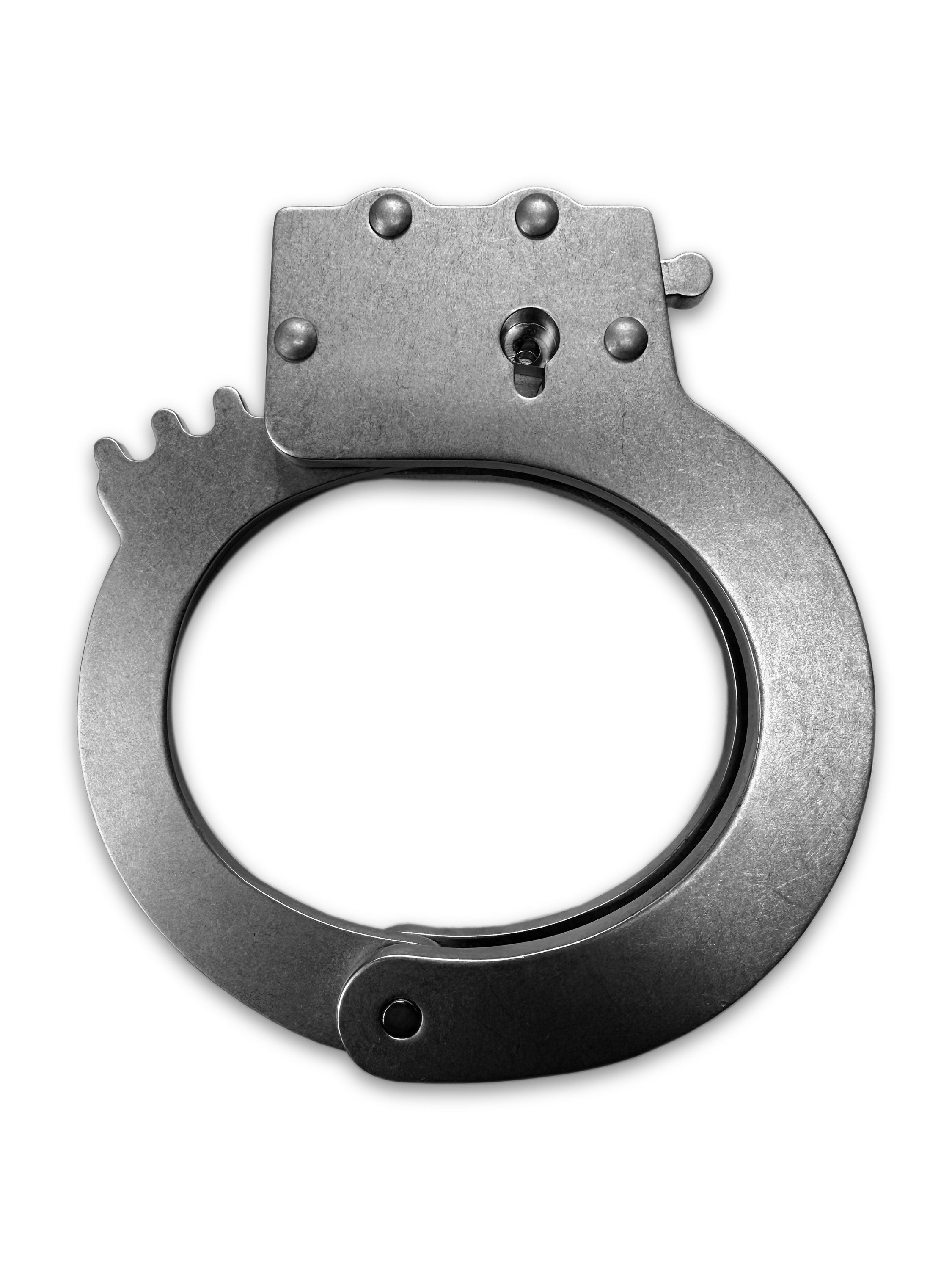 AW20 Vêtements ‘Handcuff’ Brass Silver Polish Bracelet