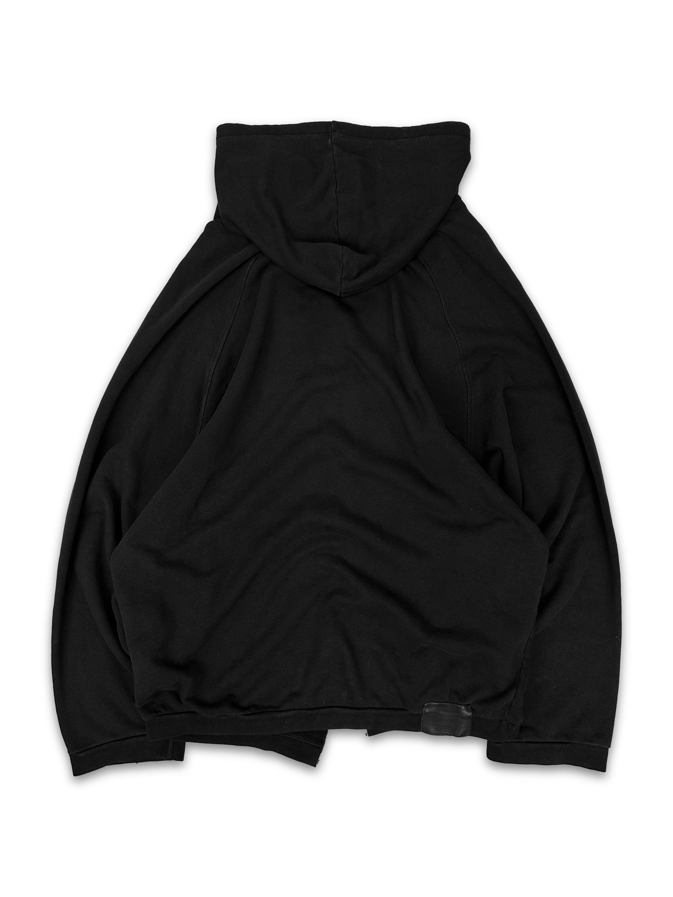 SS03 Raf Simons ‘New Kids Inc’ Consumed Split Graphic Raglan Hoodie