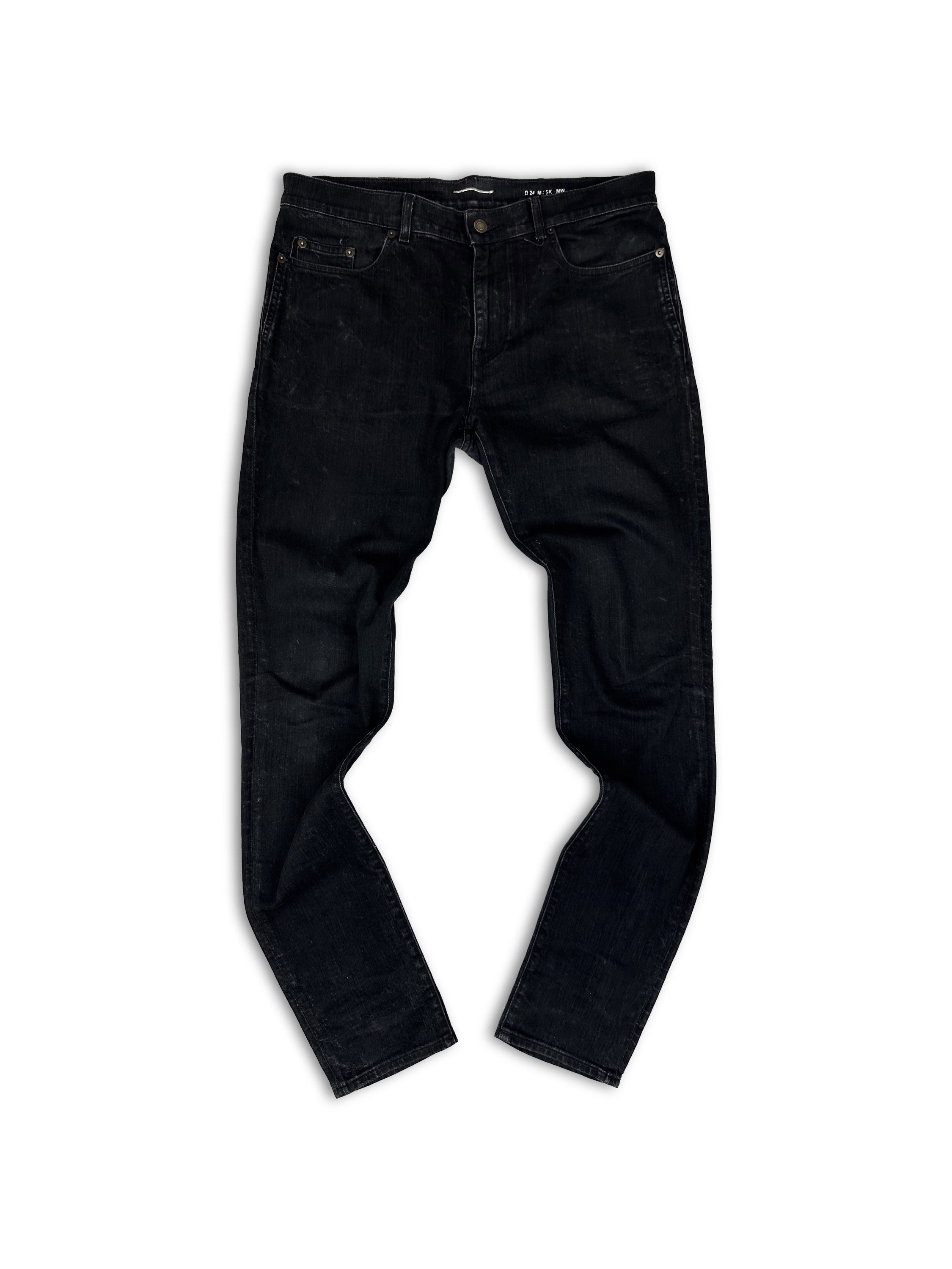 Saint Laurent Paris D24 Black Slim Cut Denim