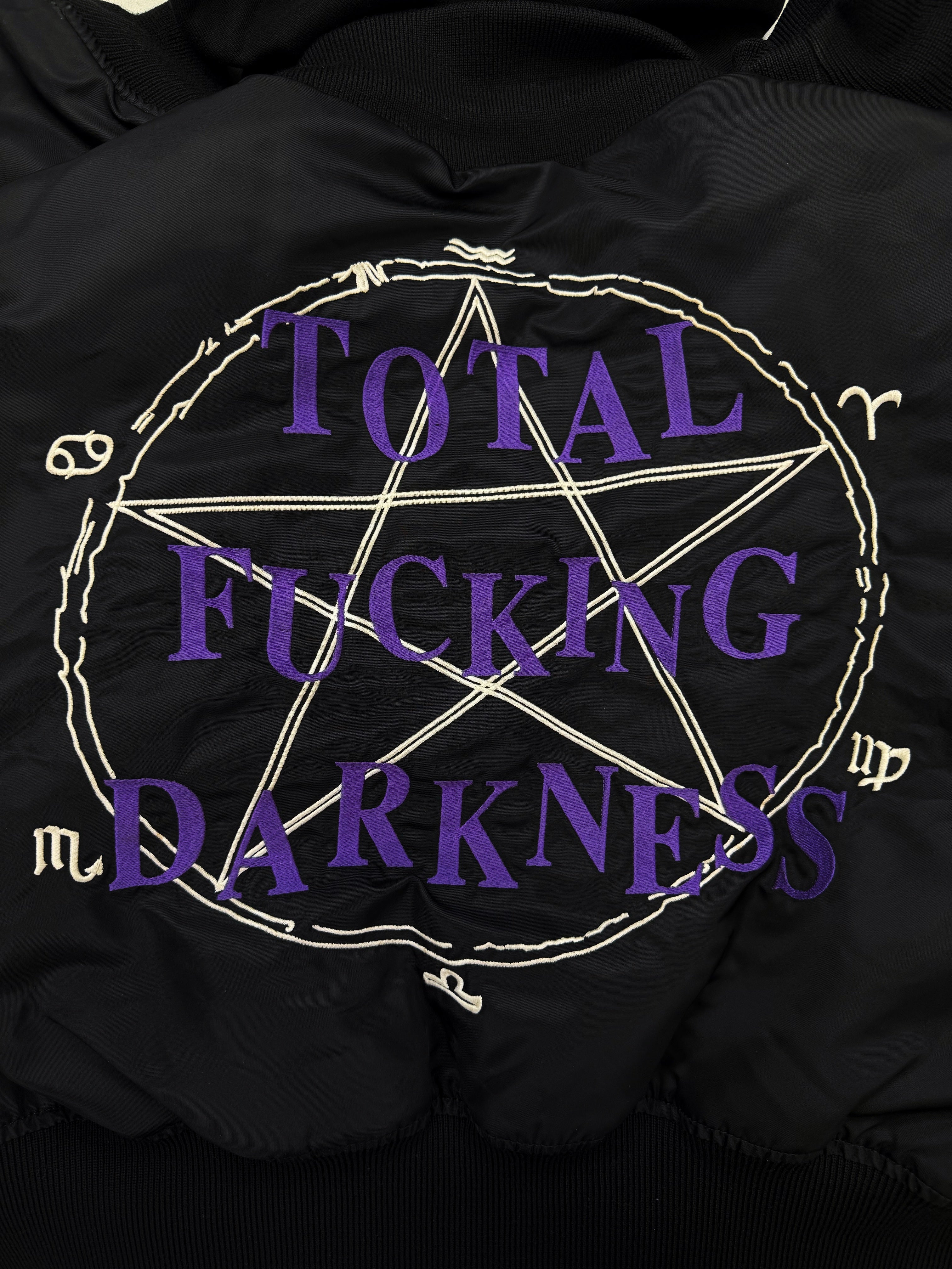 AW17 Vetements Femme ‘Total Fucking Darkness’ Pentagram Bomber Jacket