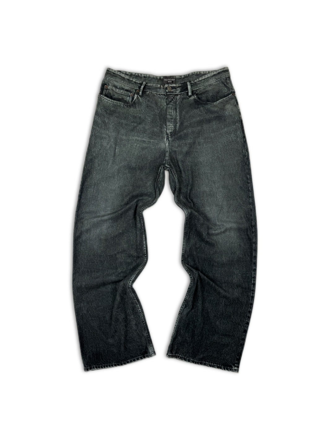 SS23 Balenciaga Trompe L’Oeil Dark Wash Jeans