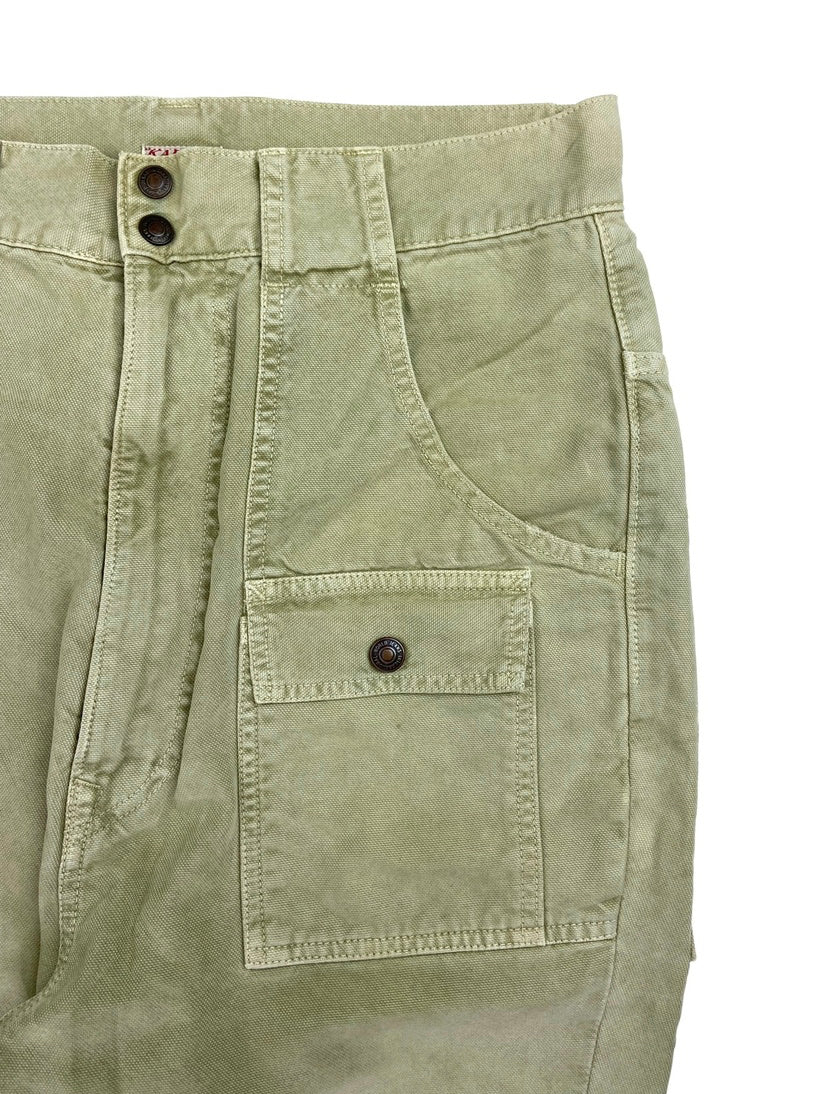 Kapital Double Pocket Back Buckle Cargo Drop Crotch Pants