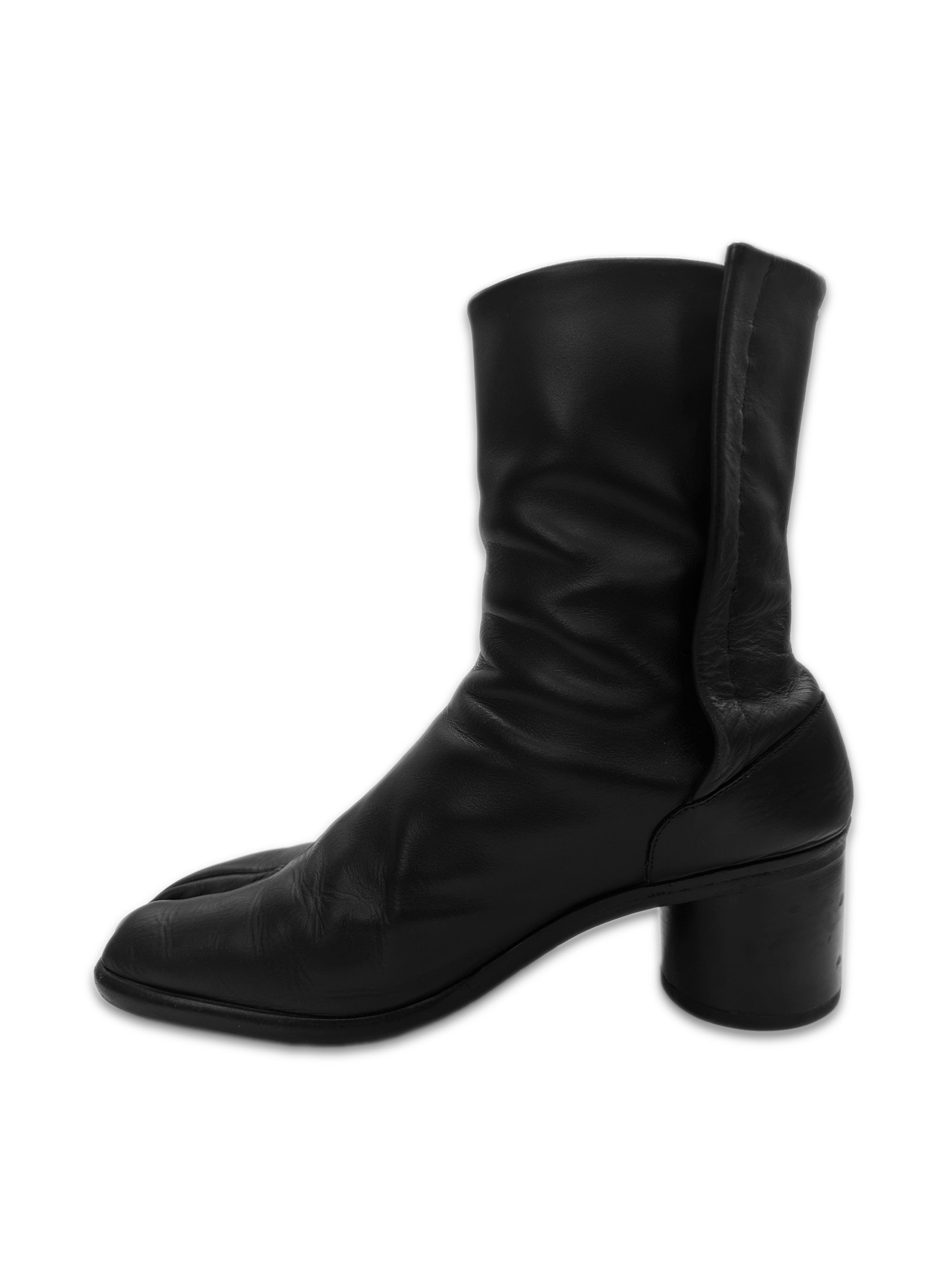 SS22 Maison Margiela ‘Tabi’ Calfskin Leather Split Toe Boots