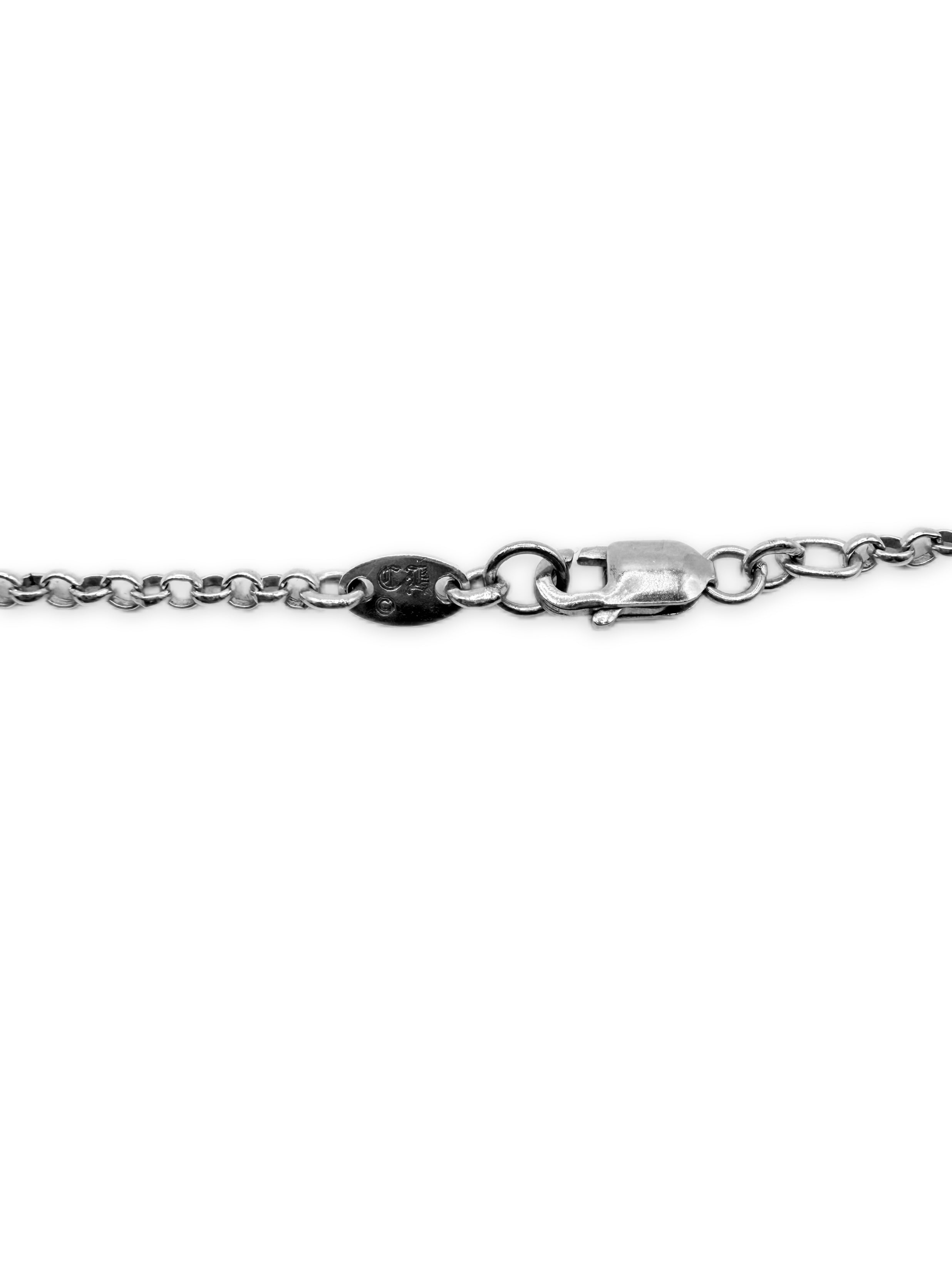 Chrome Hearts 24 in .925 Silver Roll Chain Necklace