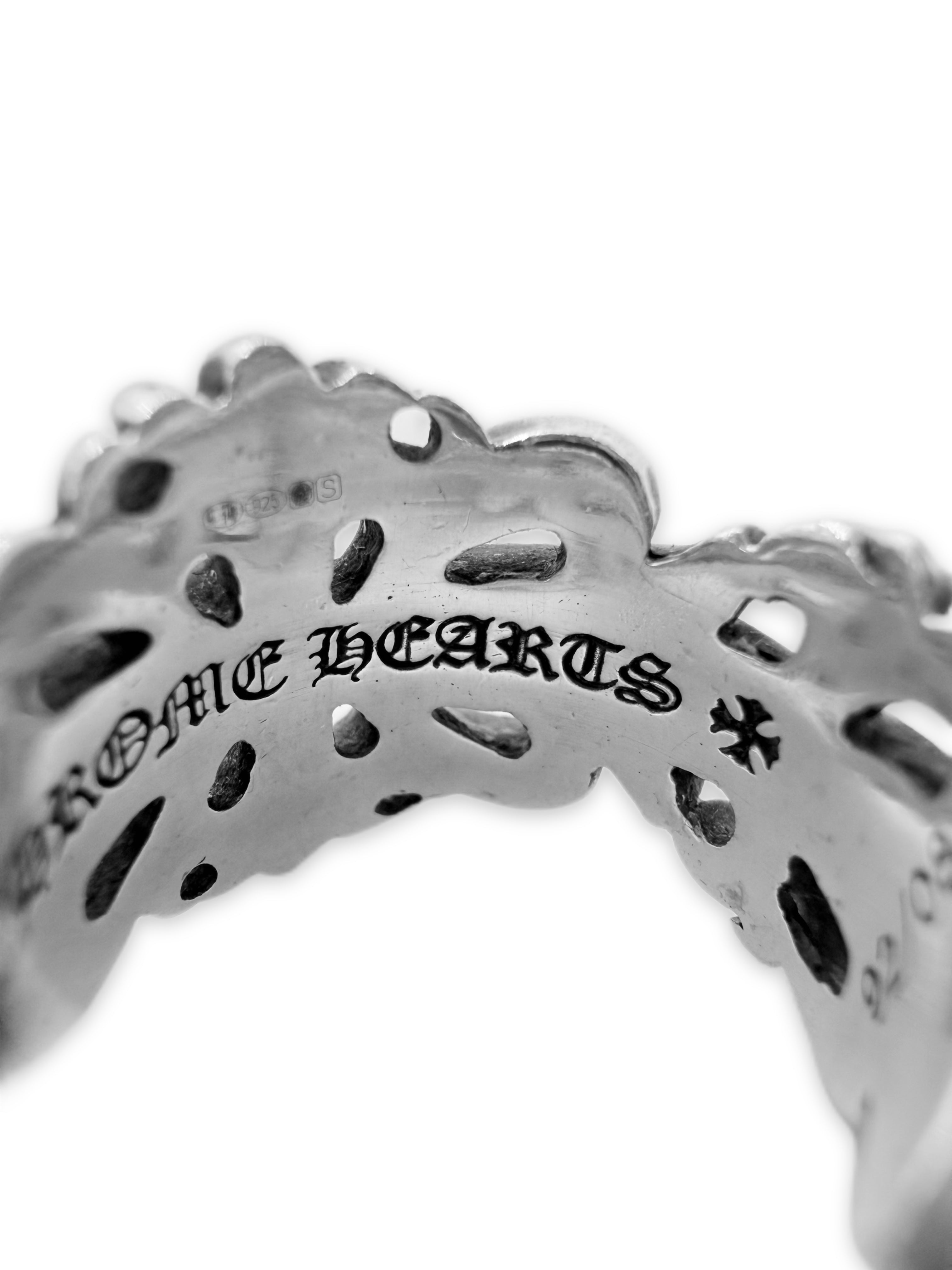 Chrome Hearts ‘Double Floral’ .925 Silver Ring
