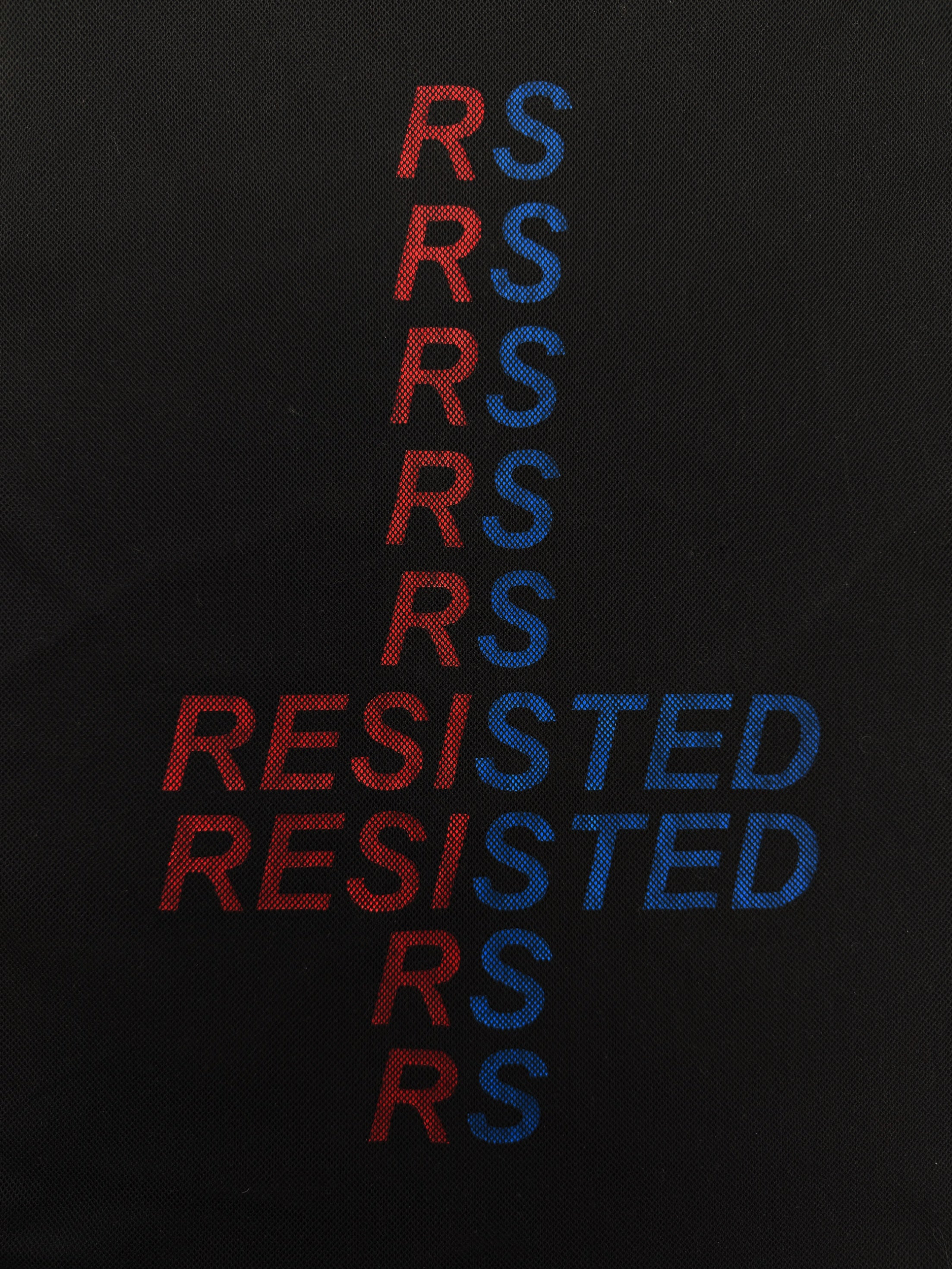SS03 Raf Simons ‘Consumed’ Resisted Mesh Layered Sleeveless Tank Top