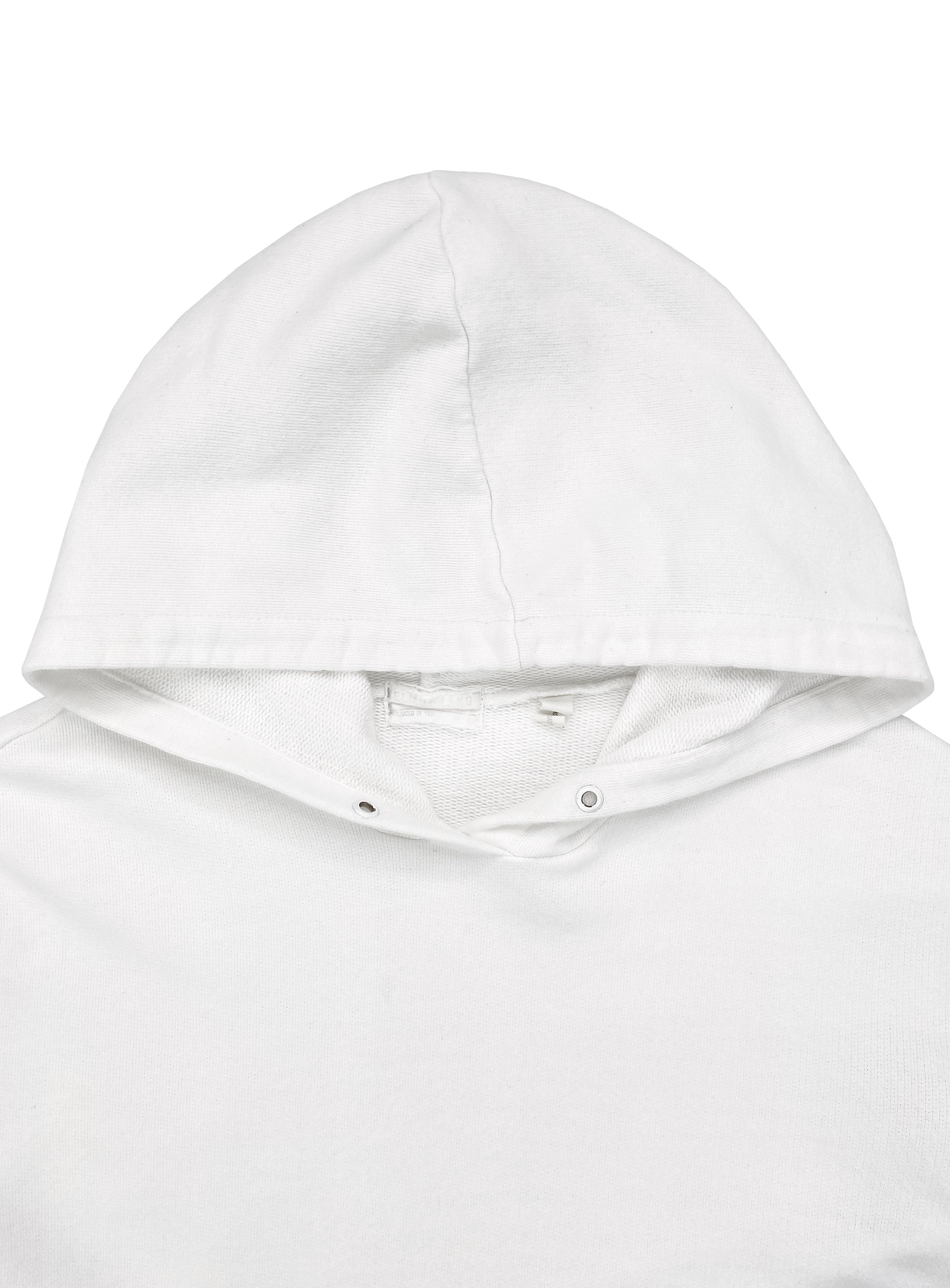 AW98 Helmut Lang White Cotton Hoodie