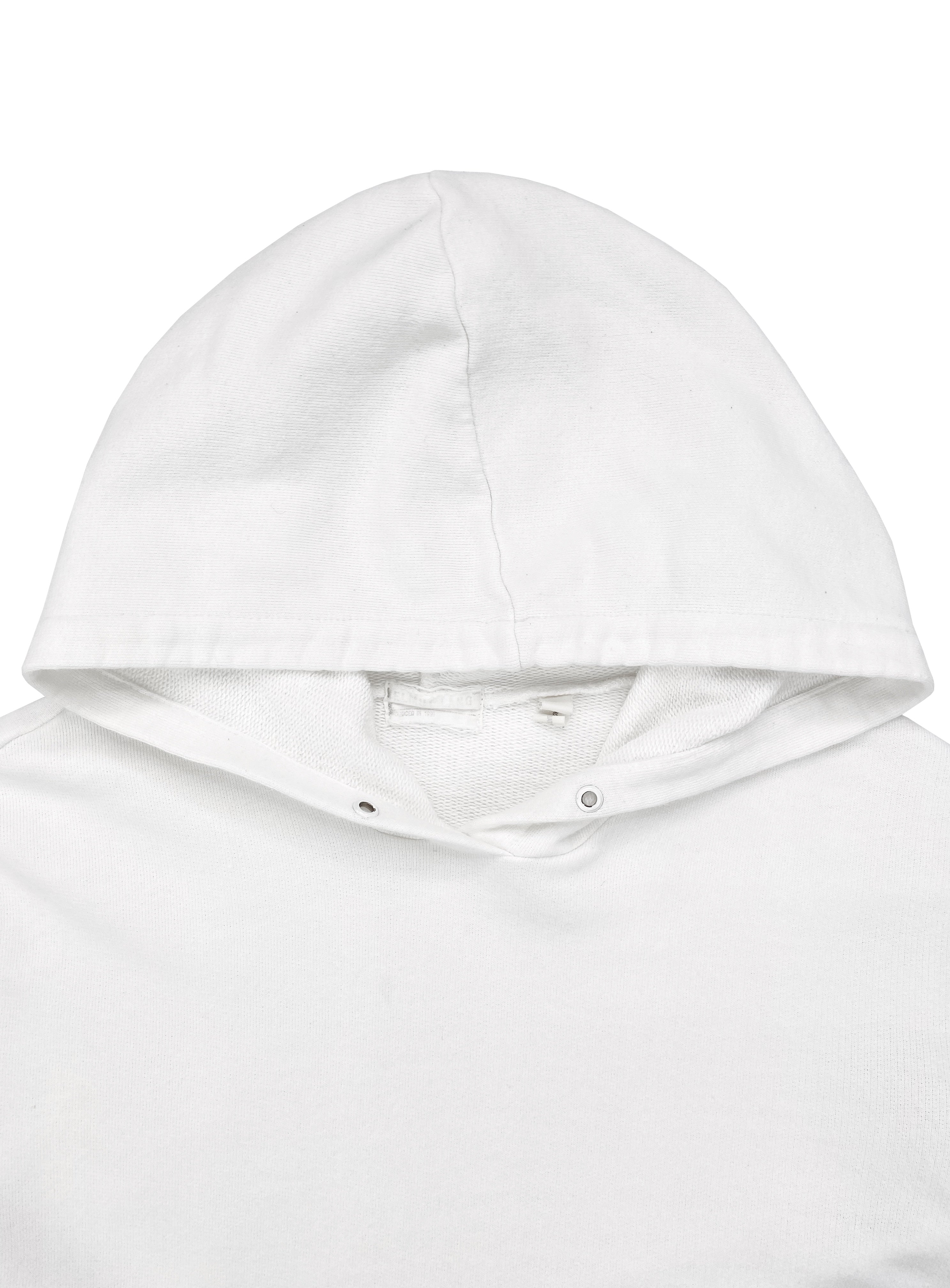 AW98 Helmut Lang White Cotton Hoodie