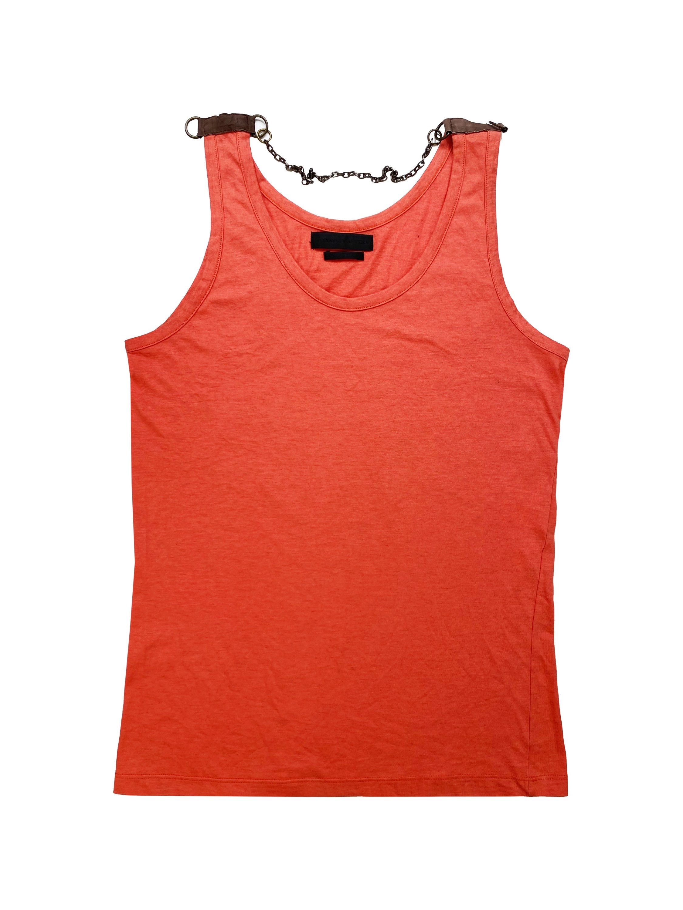 00’s Alexander McQueen Chain Link Sleeveless Tank Top