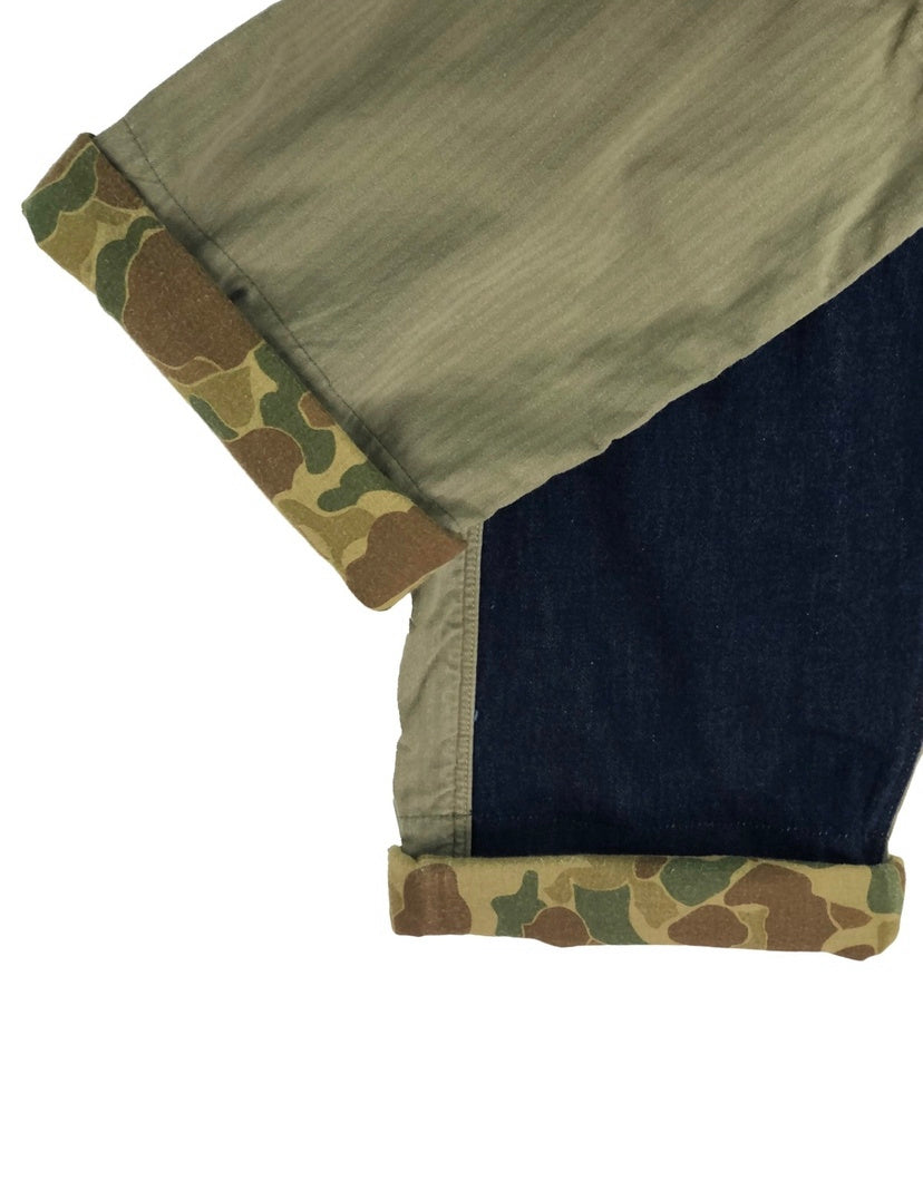 SS19 Junya Watanabe x Comme Des Garçons Cropped Camo Denim