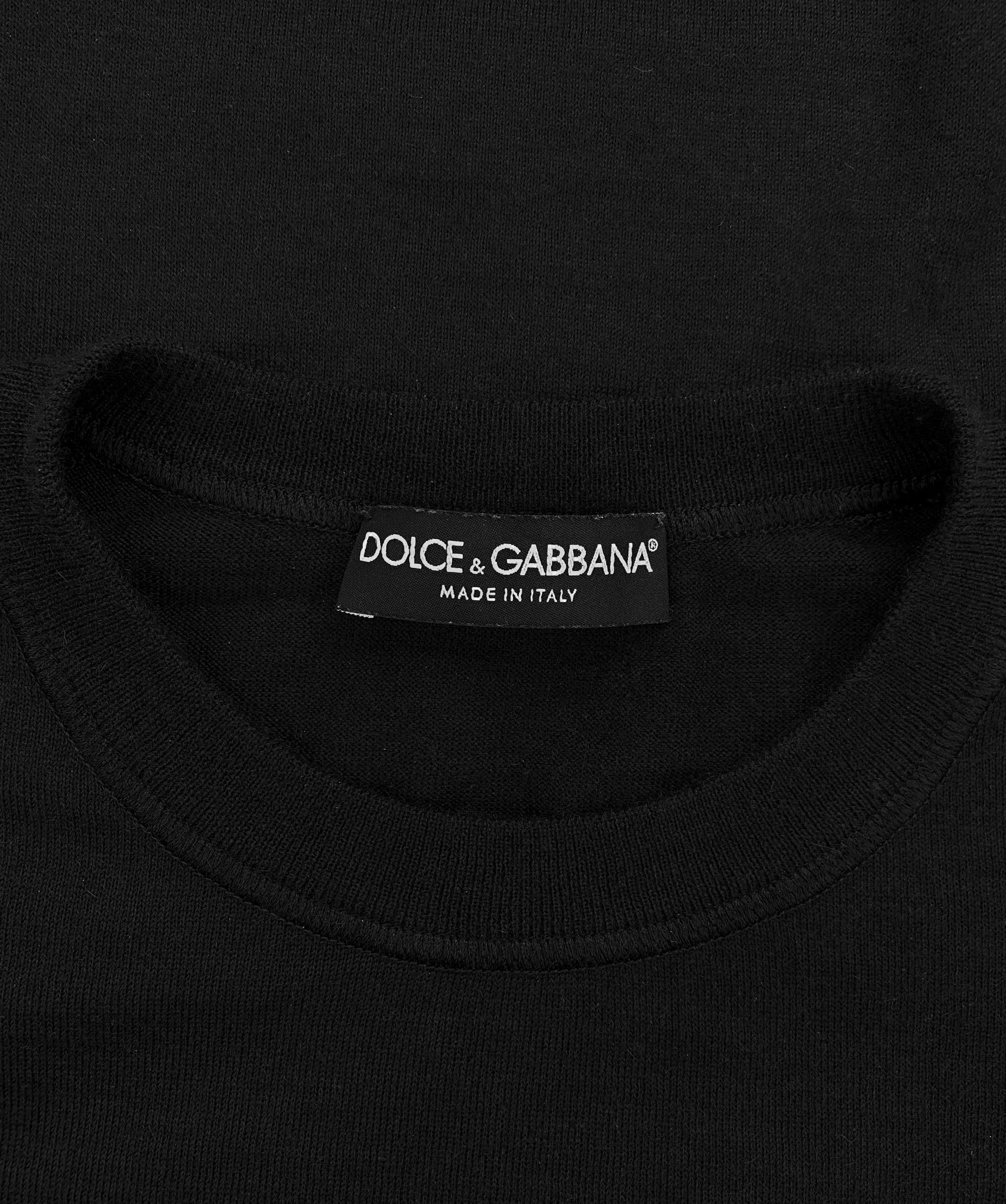AW09 Dolce &amp; Gabbana Cashmere Pistol Knitted Sweater