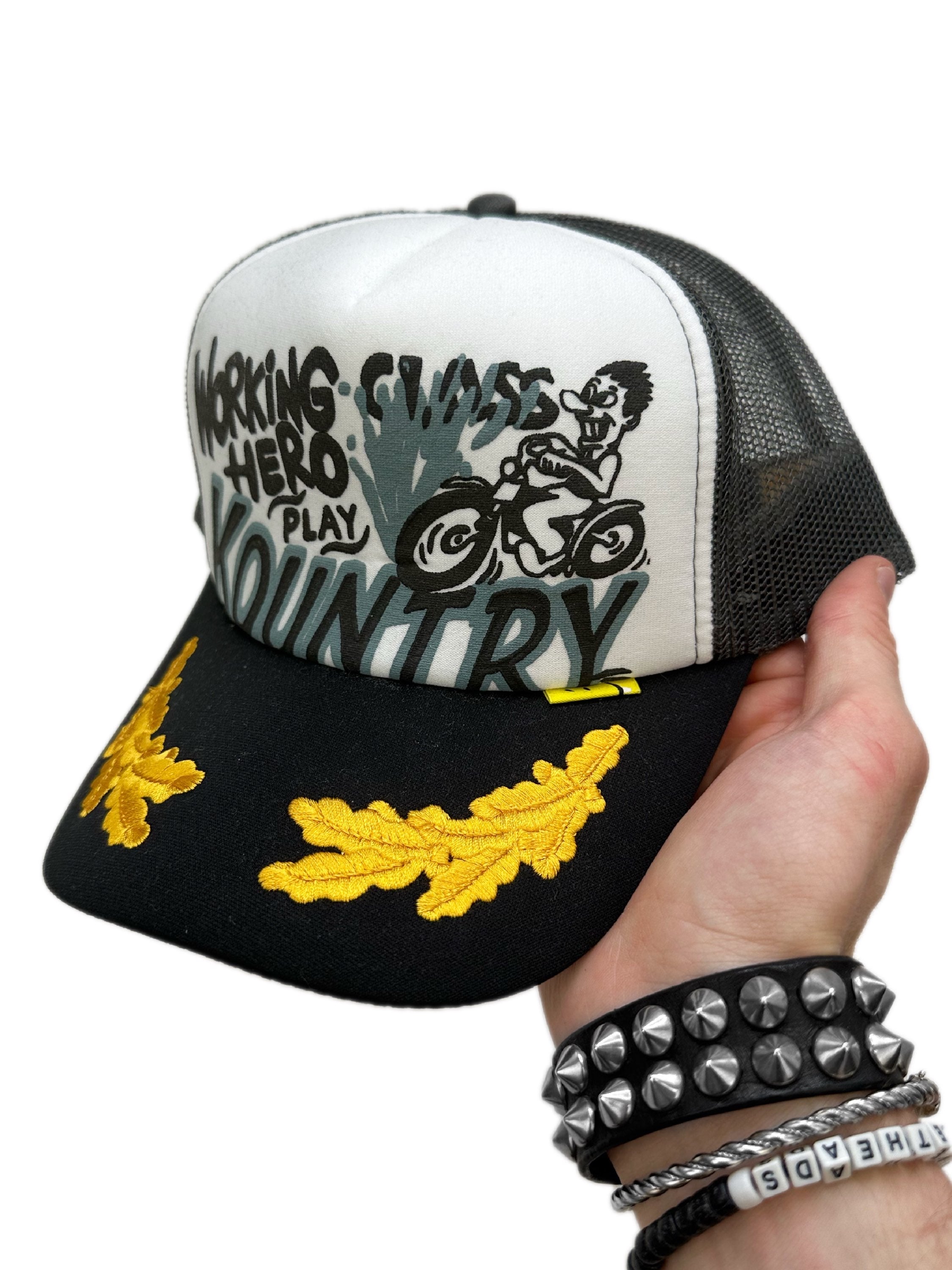 AW24 Kapital ‘Working Class Hero’ Embroidered Trucker Hat