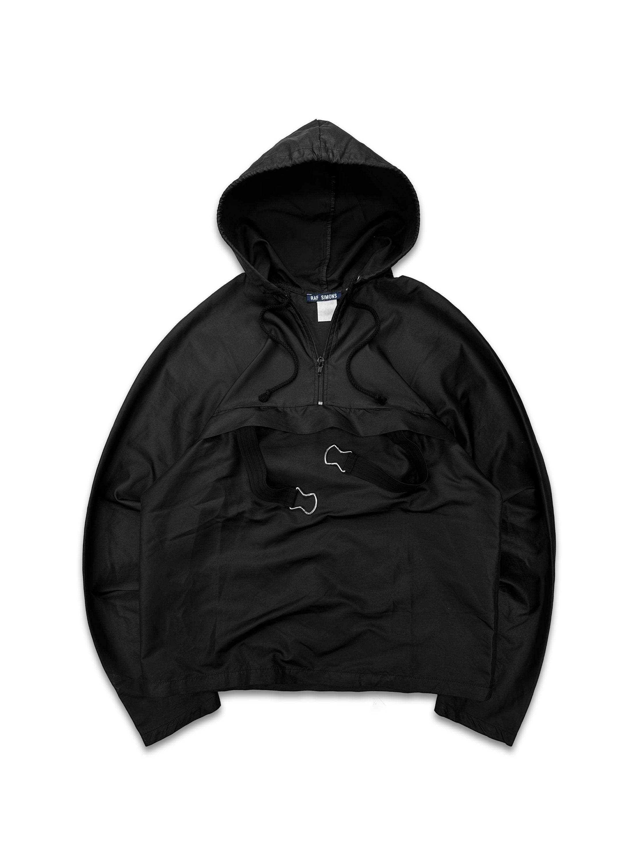 SS97 Raf Simons ‘Teenage Summer Camp’ Black Packable Anorak