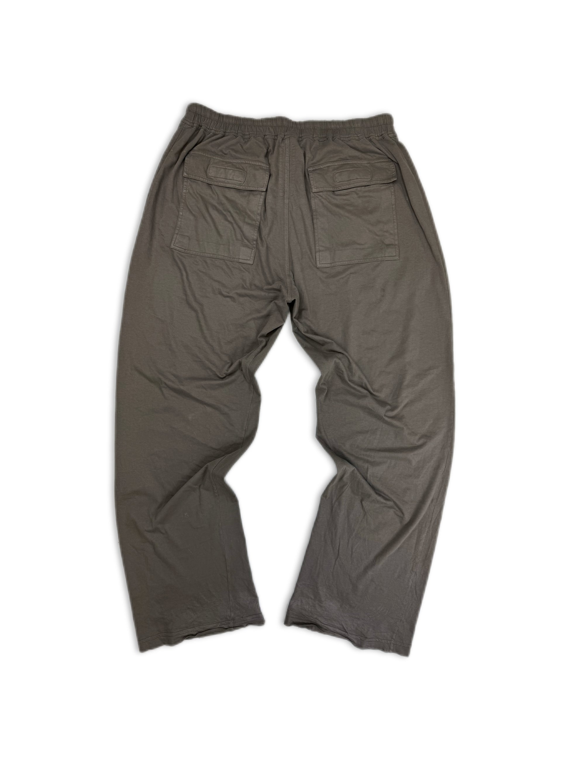 Rick Owens Beige Wide Leg Elasticated Lounge Sweat Pants