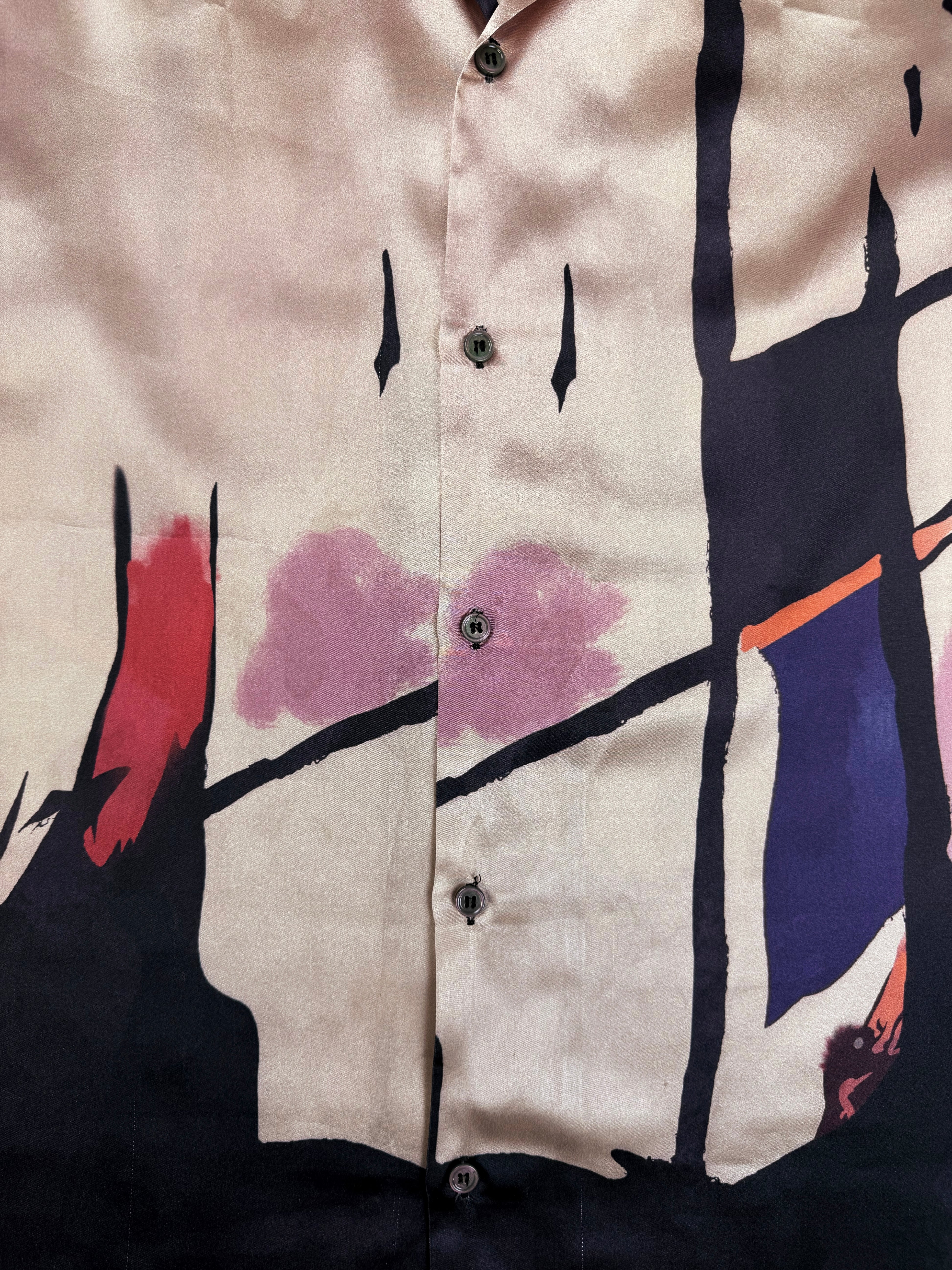 Enfants Riches Deprimes ‘I Made This Painting On Acid’ Silk Shirt