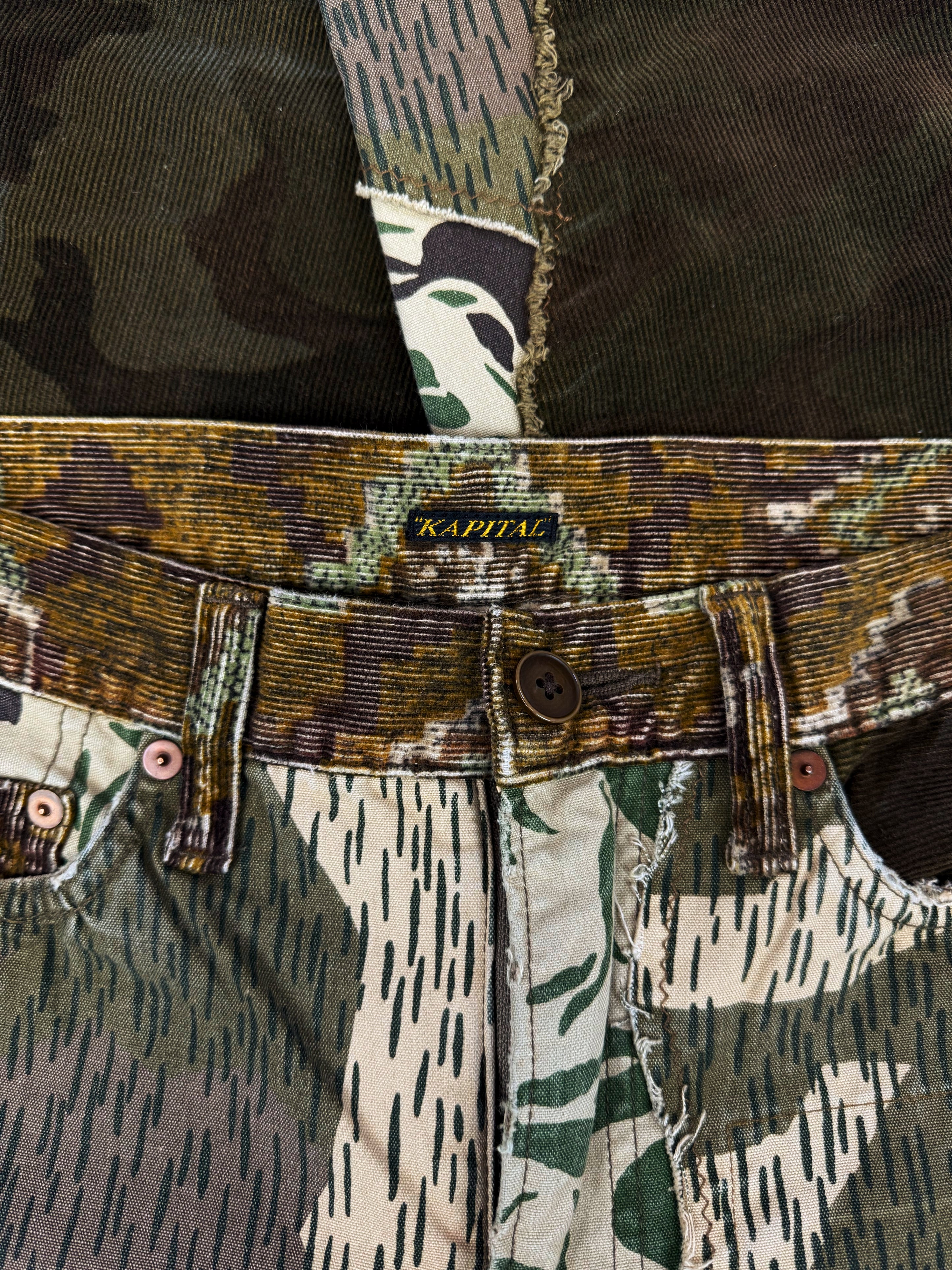 AW19 Kapital Kountry Hybrid Reconstructed Patchwork Corduroy Denim