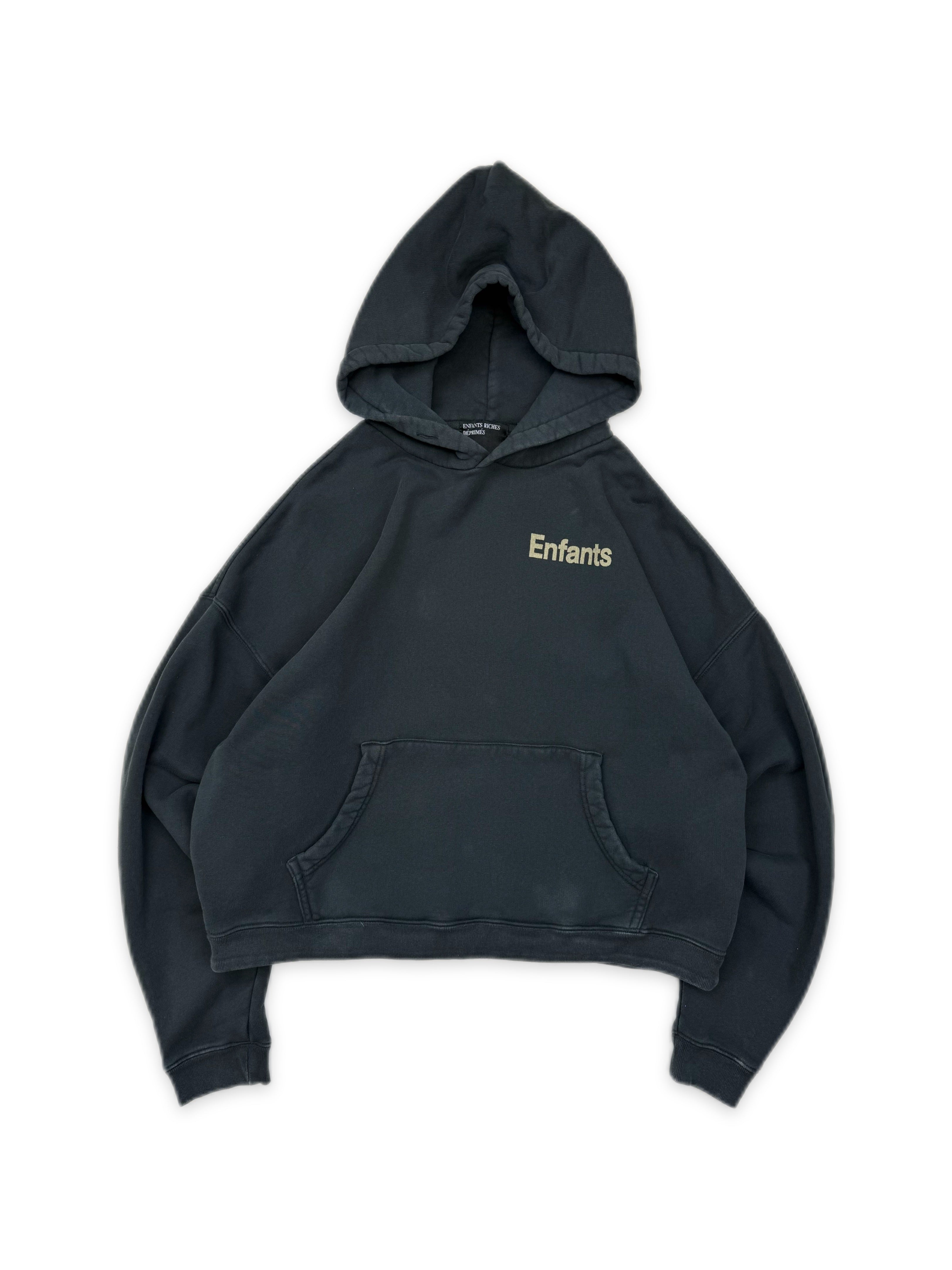 AW23 Enfants Riches Deprimes ‘Ticket to Death’ Cropped Hoodie