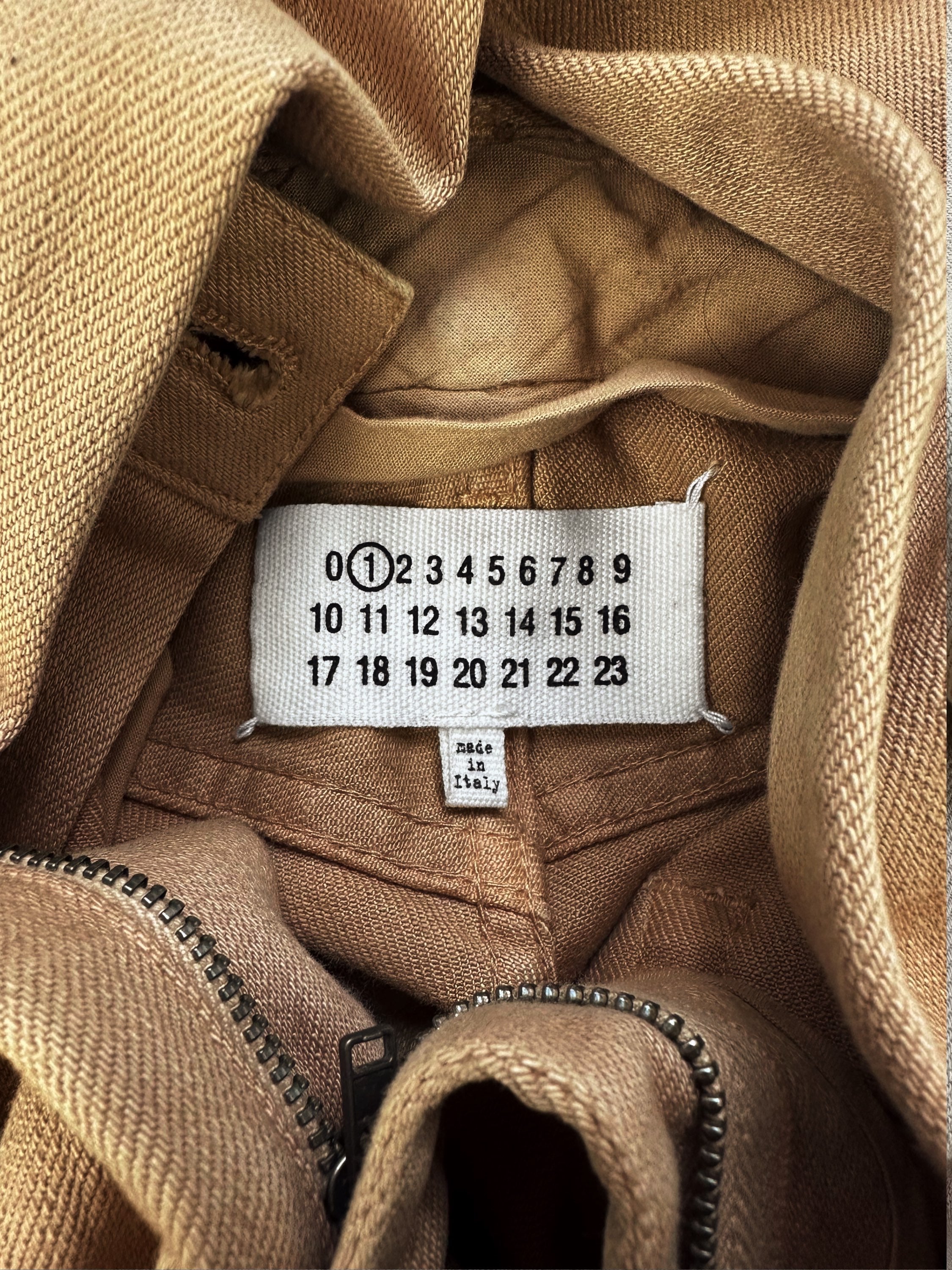 AW12 Maison Margiela Tan Wide Cut French Trousers