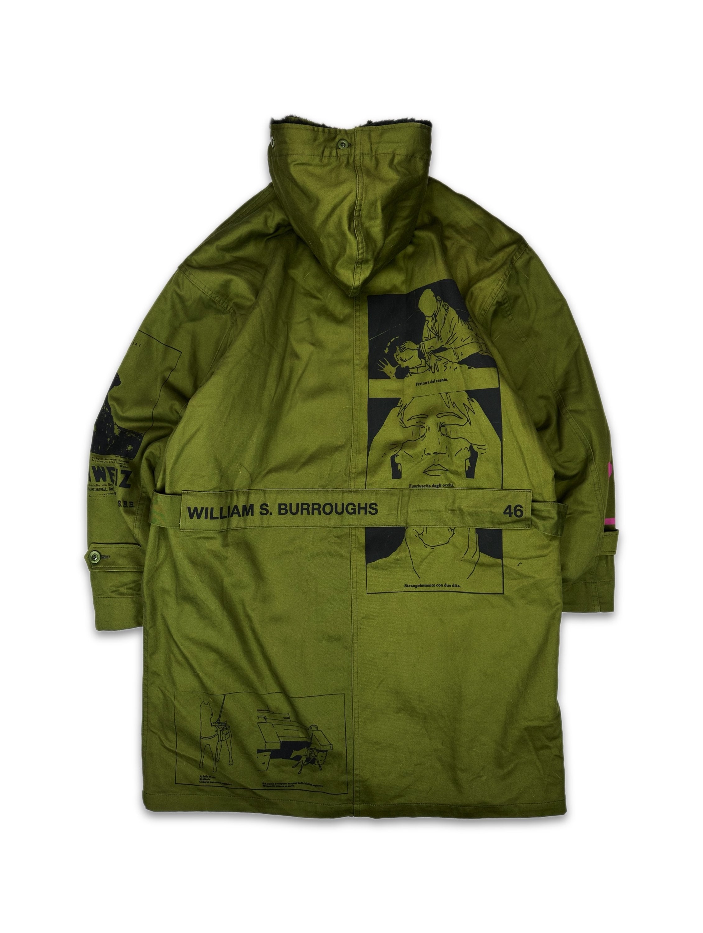 SS23 Enfants Riches Deprimes ‘William S. Burroughs’ Military Parka