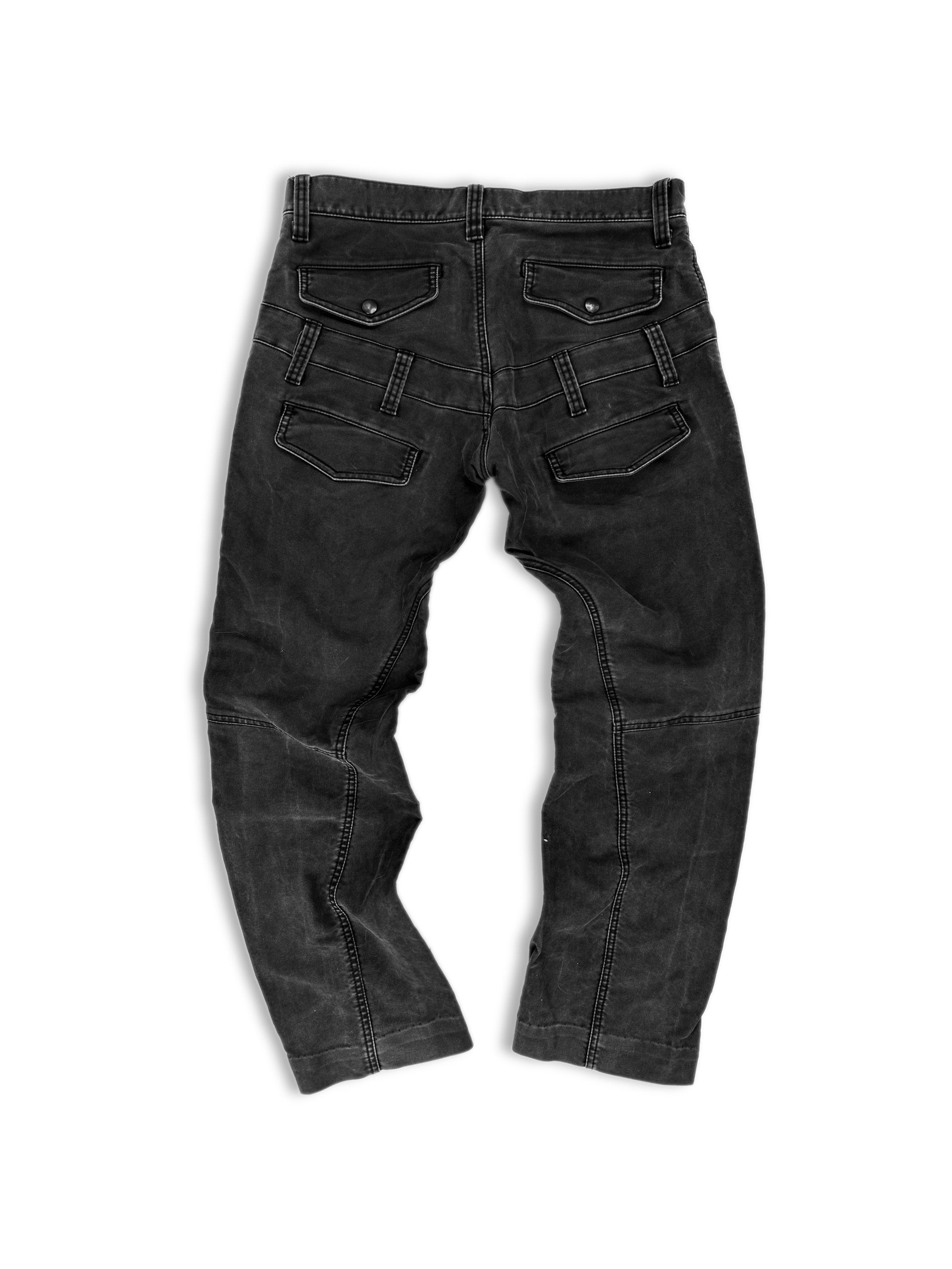 00s Tete Homme Double Waistband Wide Cut Reinforced Denim
