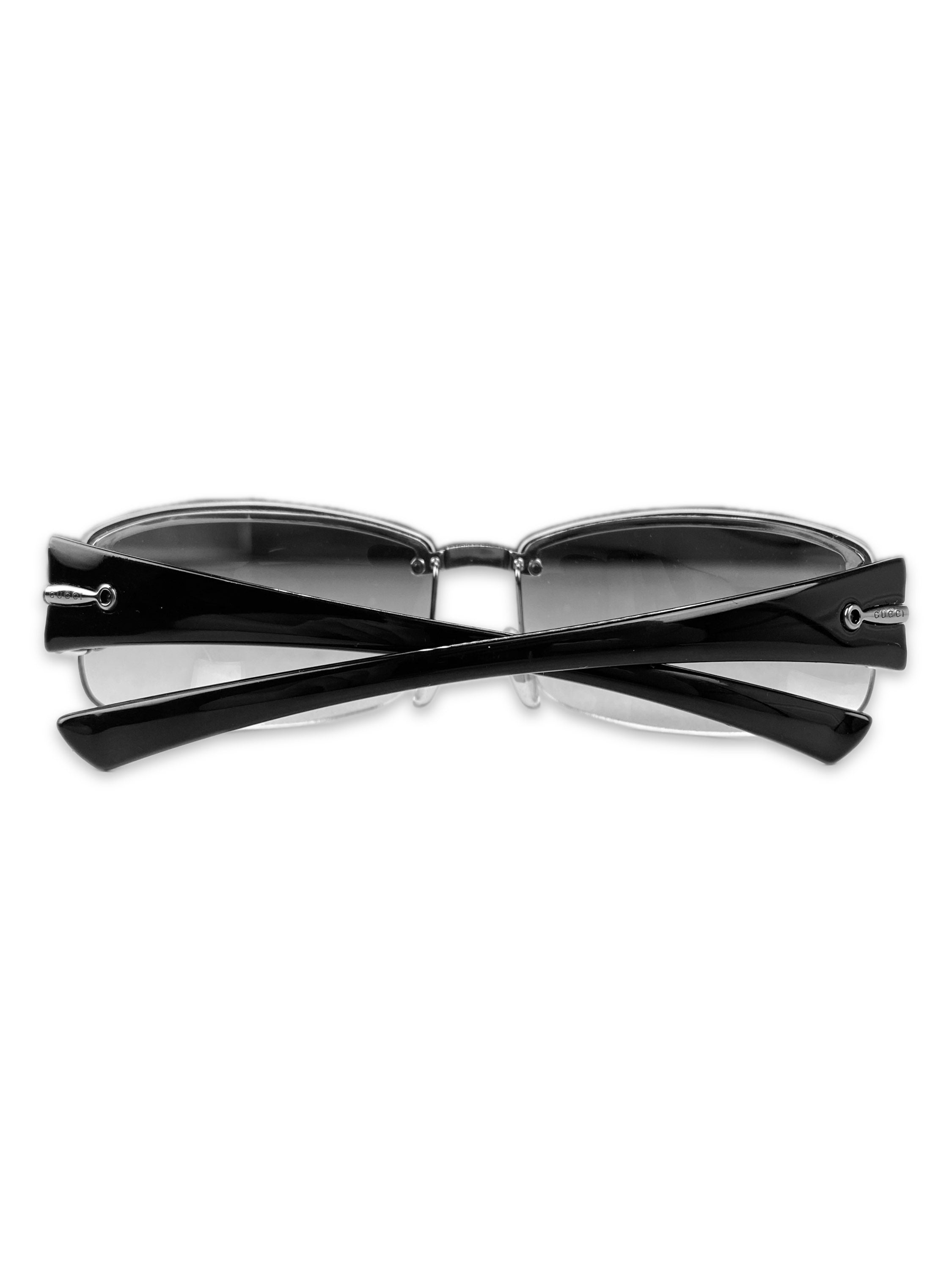 00s Gucci Rimless Gradient Tint Horsebit Sunglasses