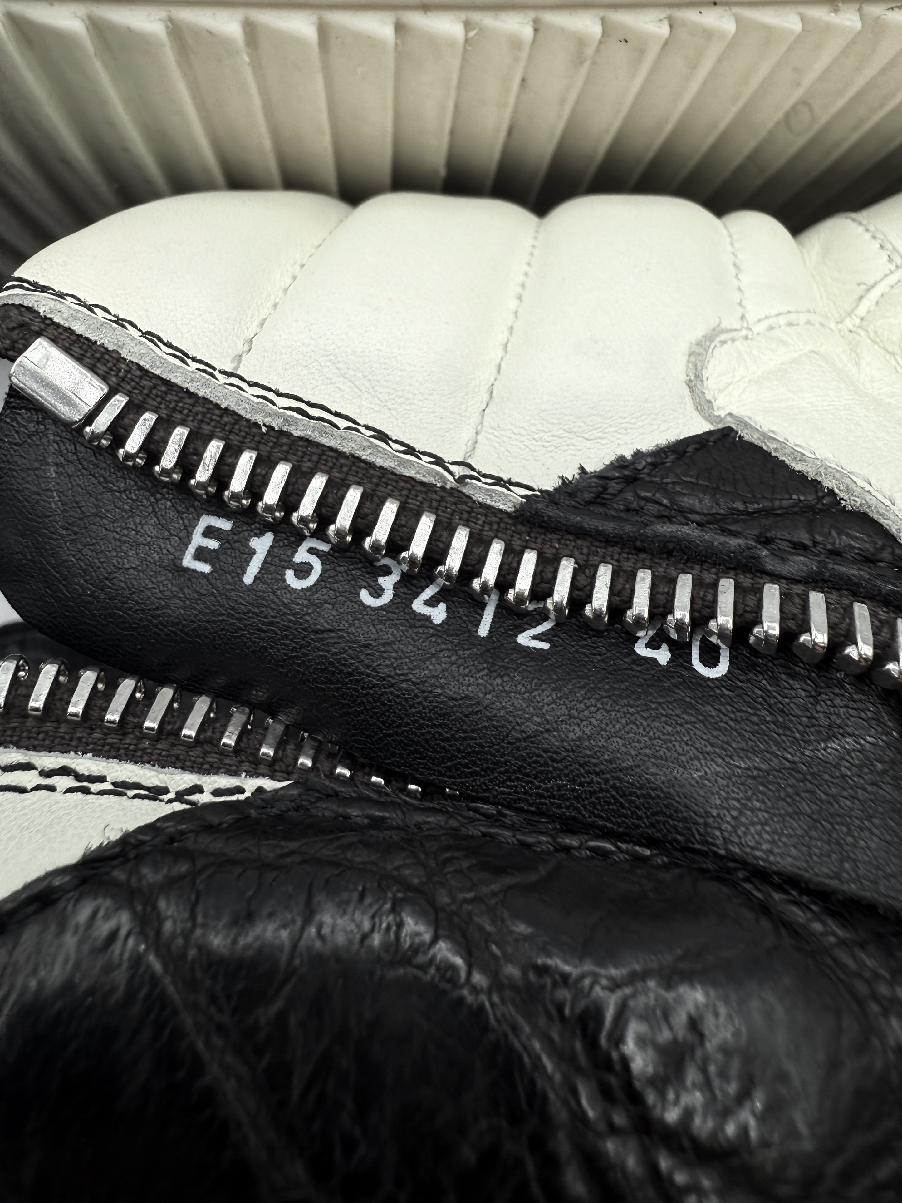 Chrome Hearts x Rick Owens 1/1 Crocodile Leather Geobasket Sneakersi