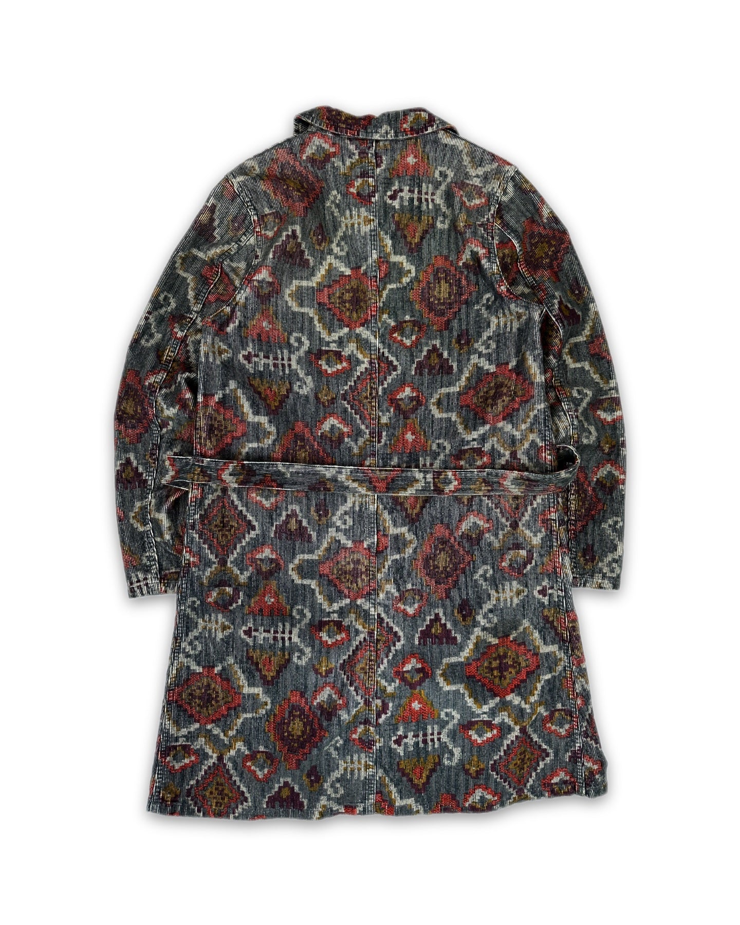 Kapital ‘Tapestry’ Corduroy Full Length Trench Coat