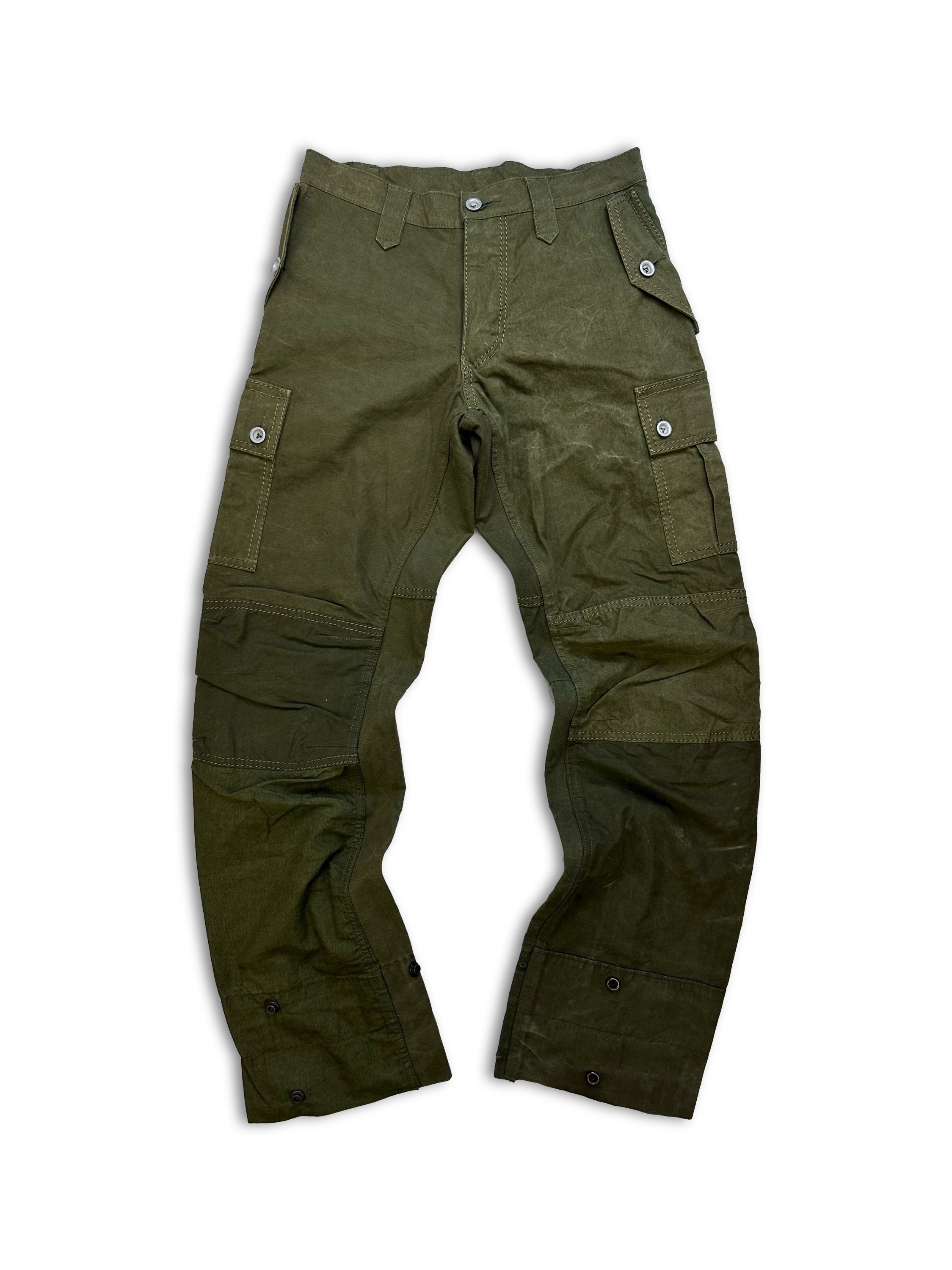 00s Isamsu Katayama BACKLASH Reconstructed Flared Denim