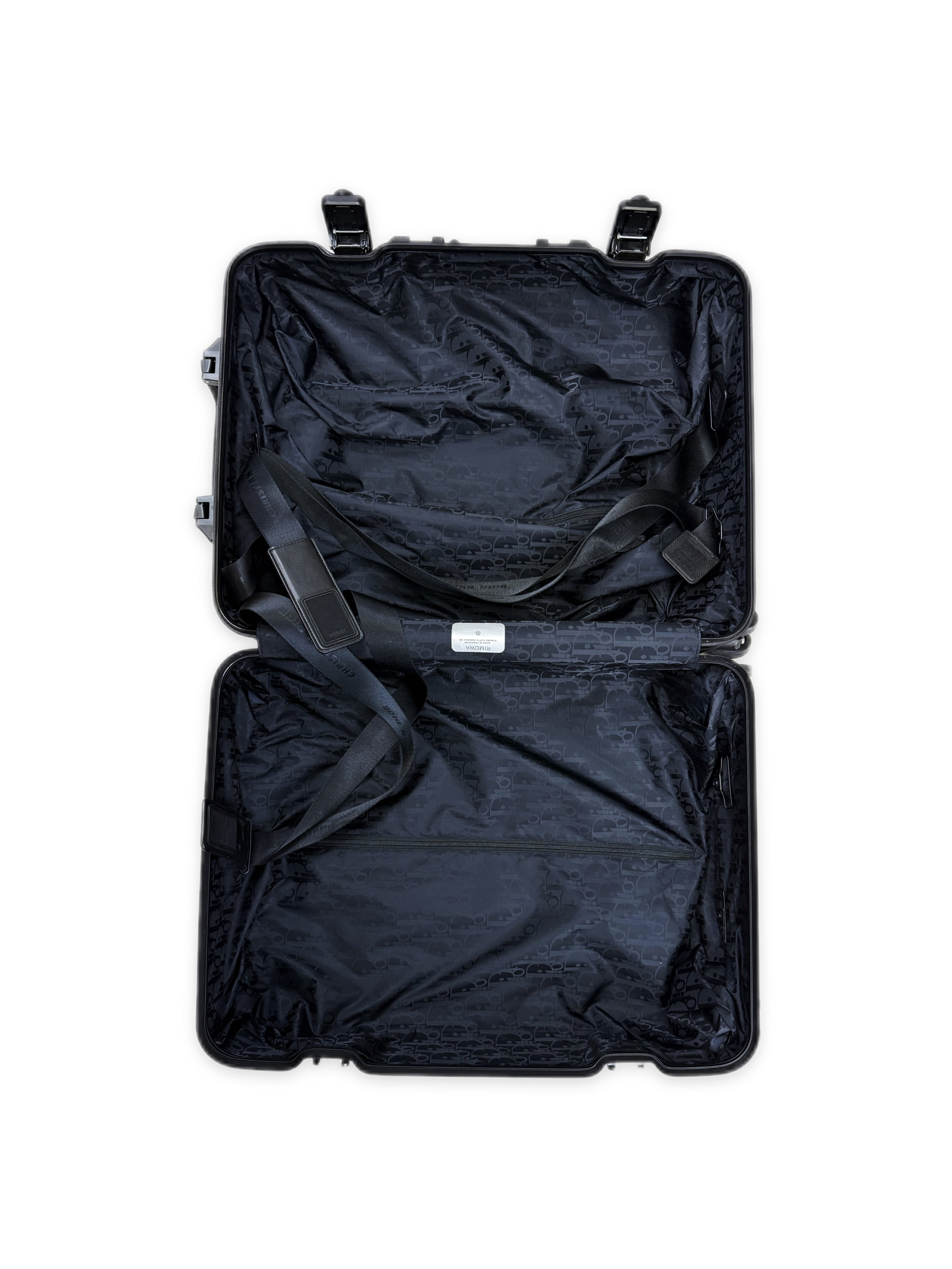 Dior x Rimowa Trotter Monogram Navy Blue Roller Carry On Suitcase