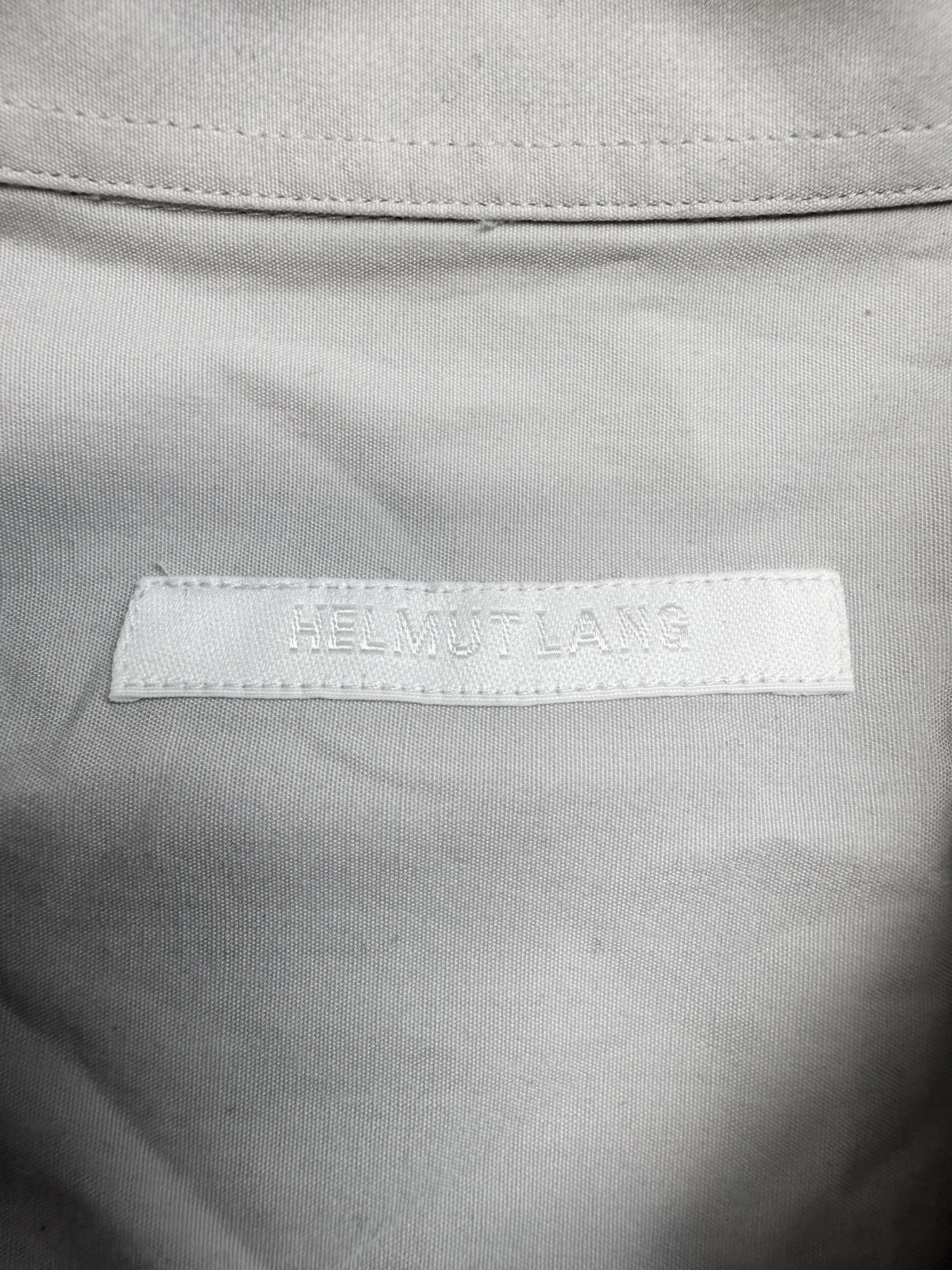 SS03 Helmut Lang Bondage Strap Button Up Shirt