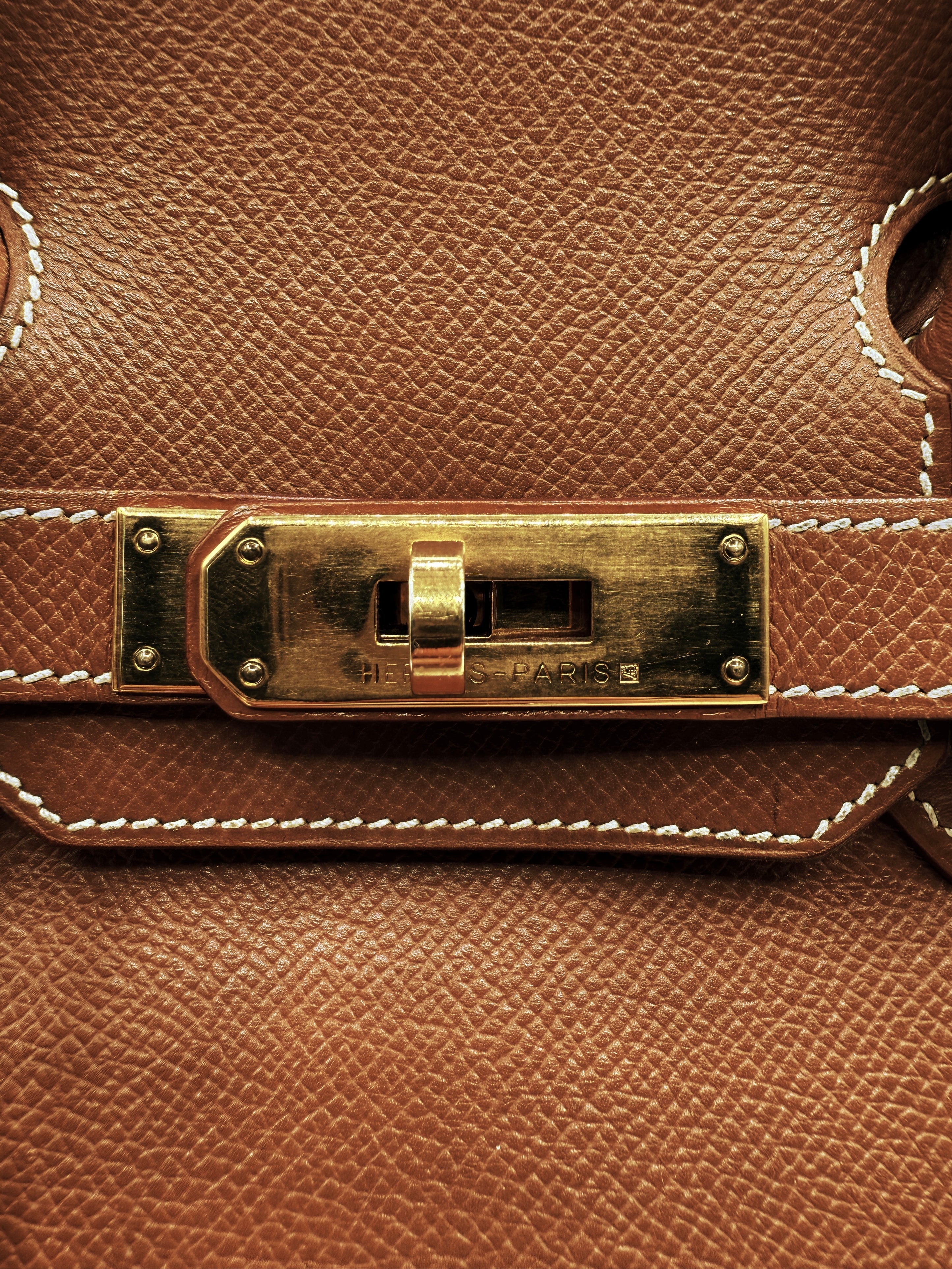 1999 Hermès Birkin 30 Togo Leather Gold Hardware Hand Bag