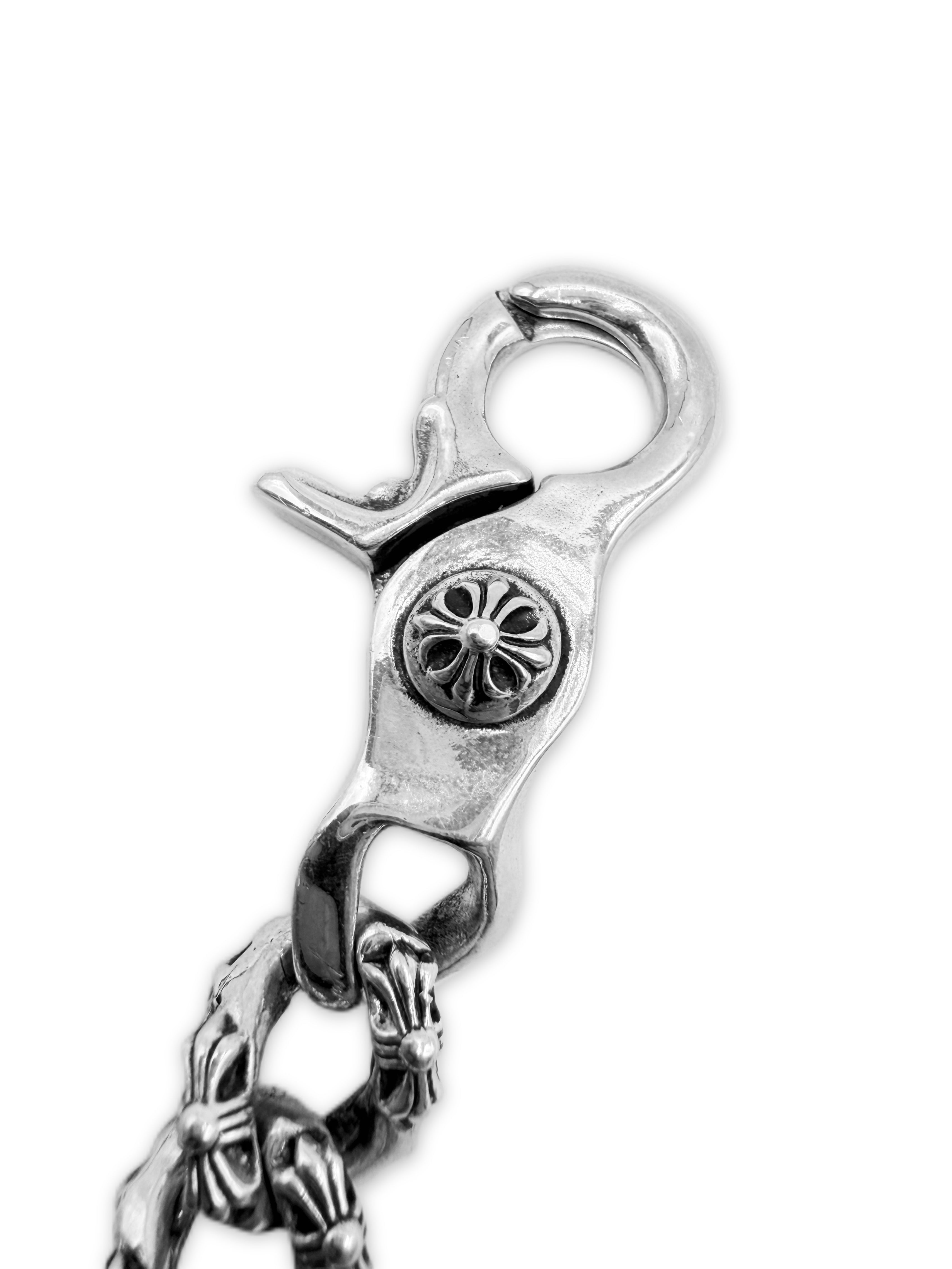 Chrome Hearts Fancy Link Lobster Clasp Dagger Pendant Keychain