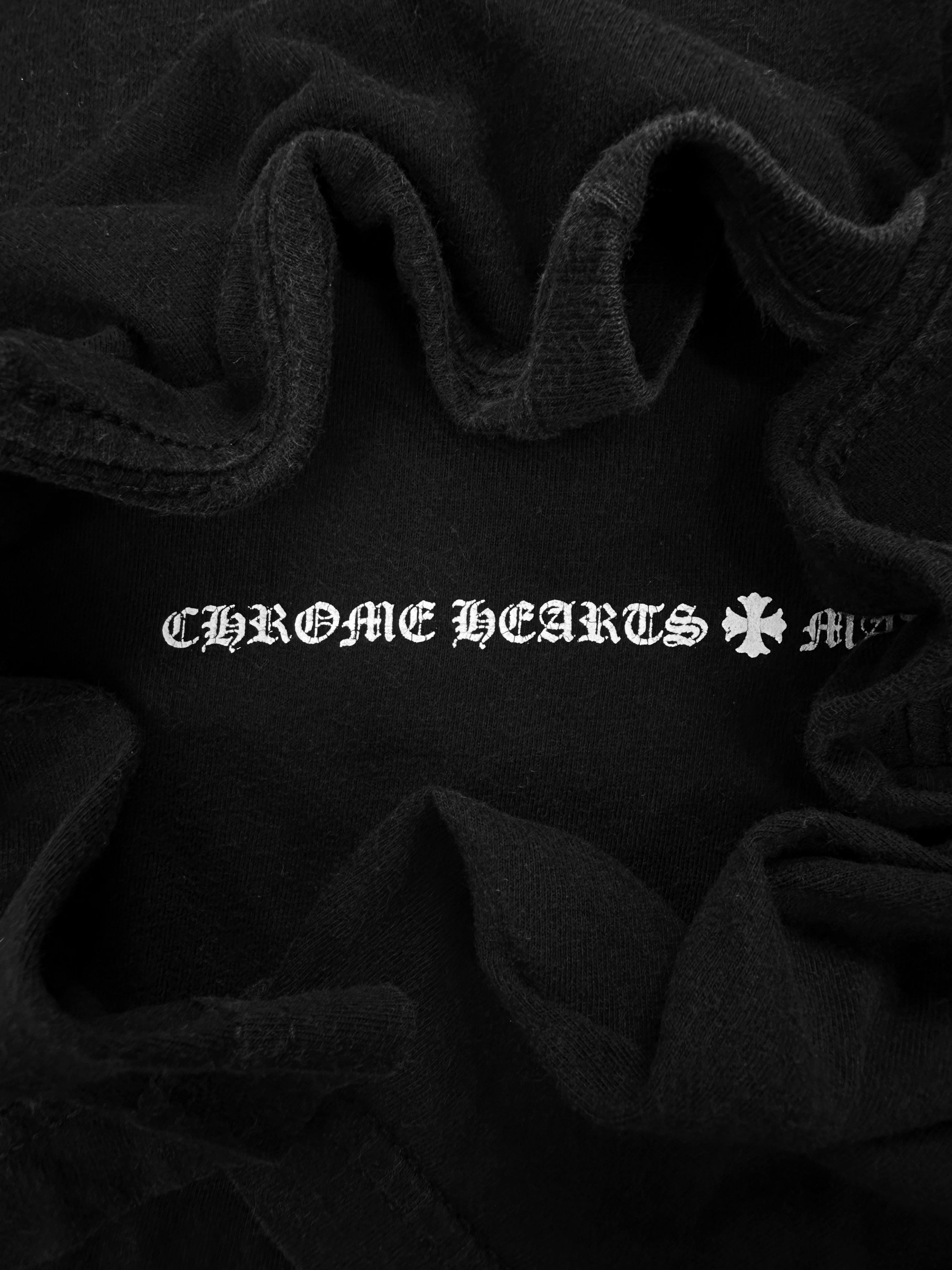 00s Chrome Hearts ‘CH’ Monogram Black Chest Pocket T-Shirt