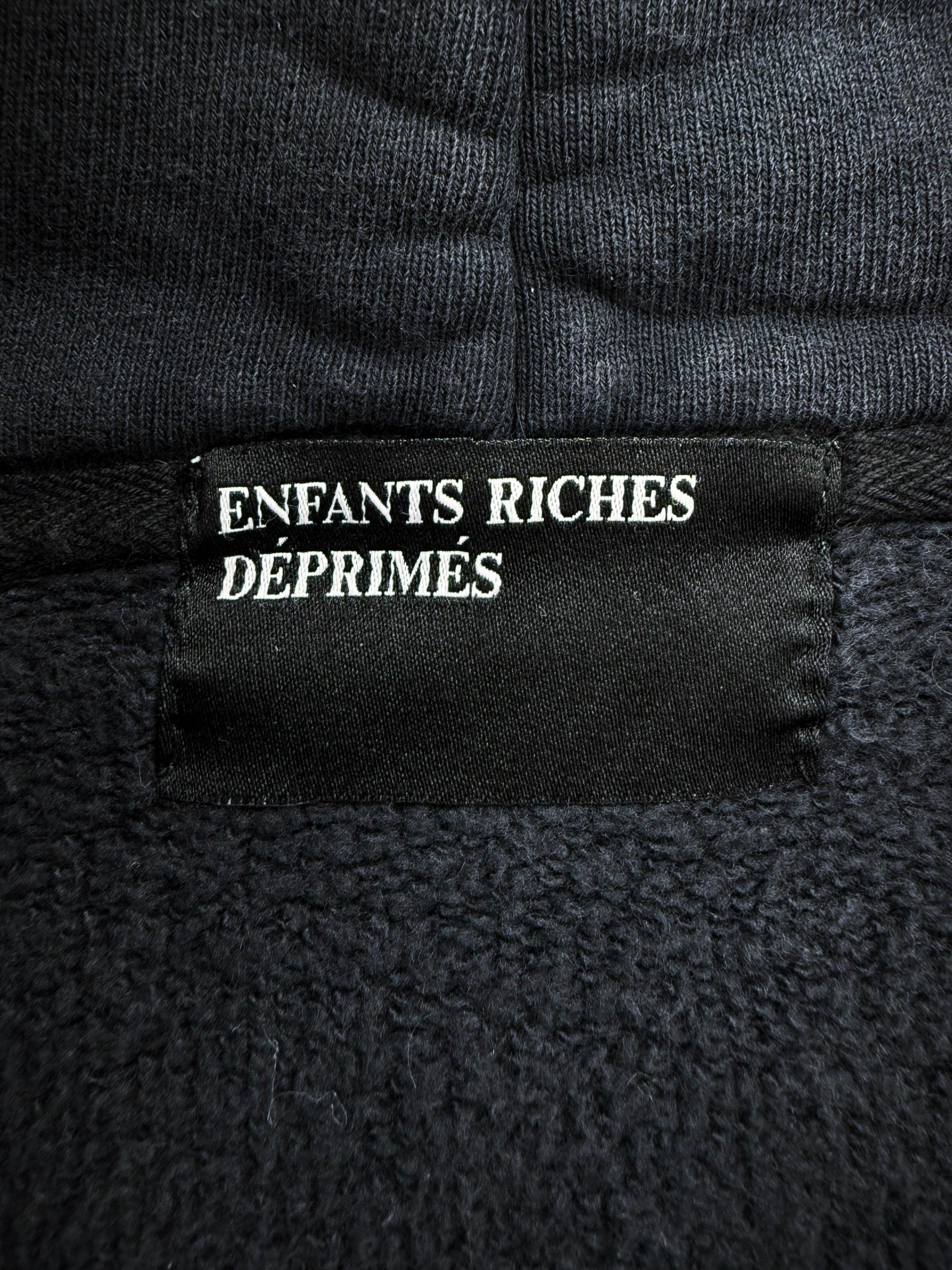 SS24 Enfants Riches Deprimes Believe in God Columbine Zip-up Hoodie