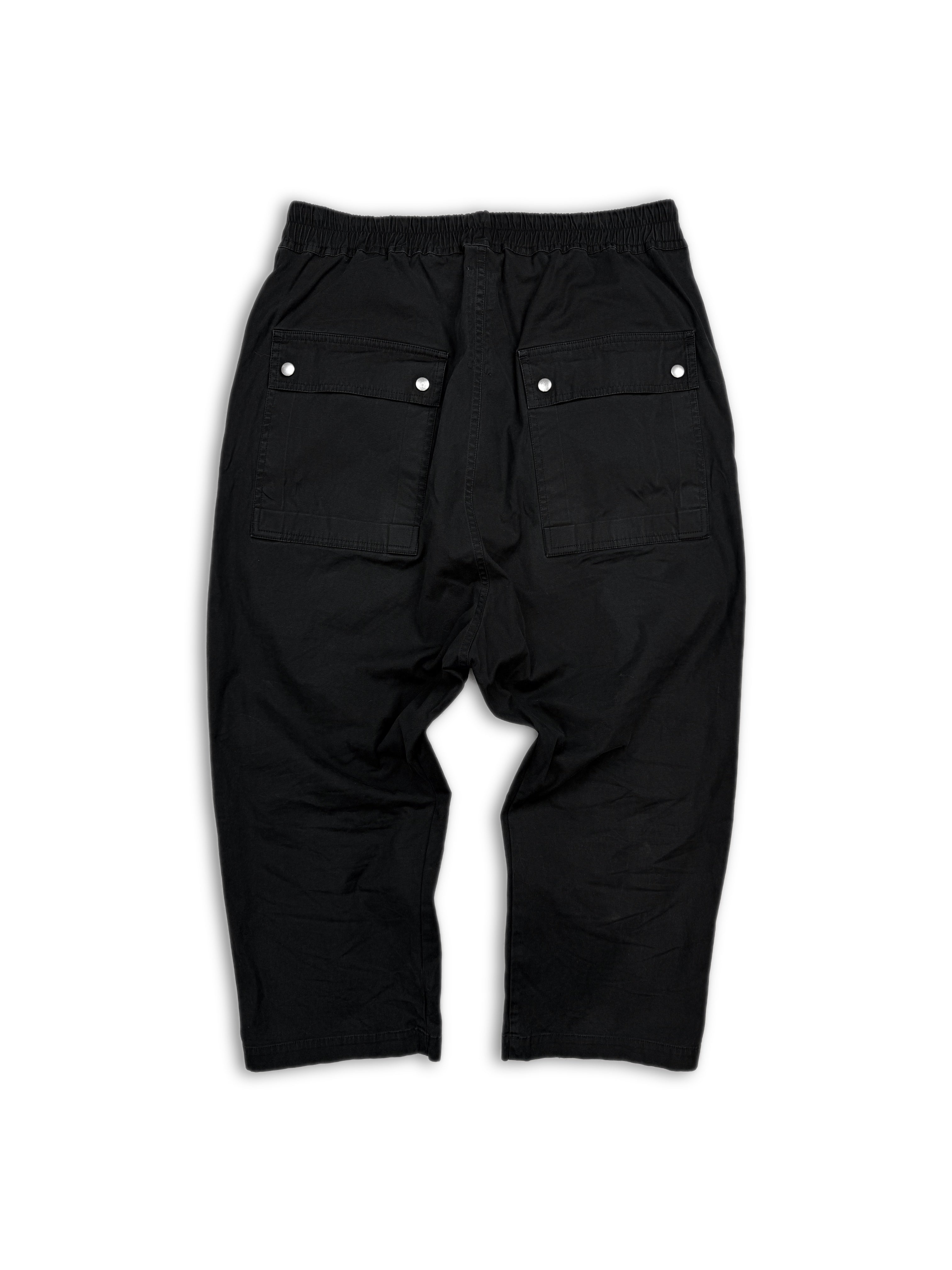 SS20 Rick Owens ‘Tecuatl’ Front Zip 3/4 Length Cropped Pants