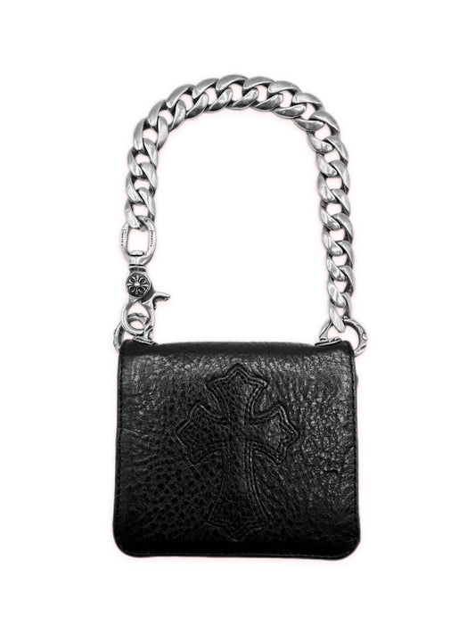 Chrome Hearts Cross Patch Lobster Clasp Cuban Link Wallet & Chain