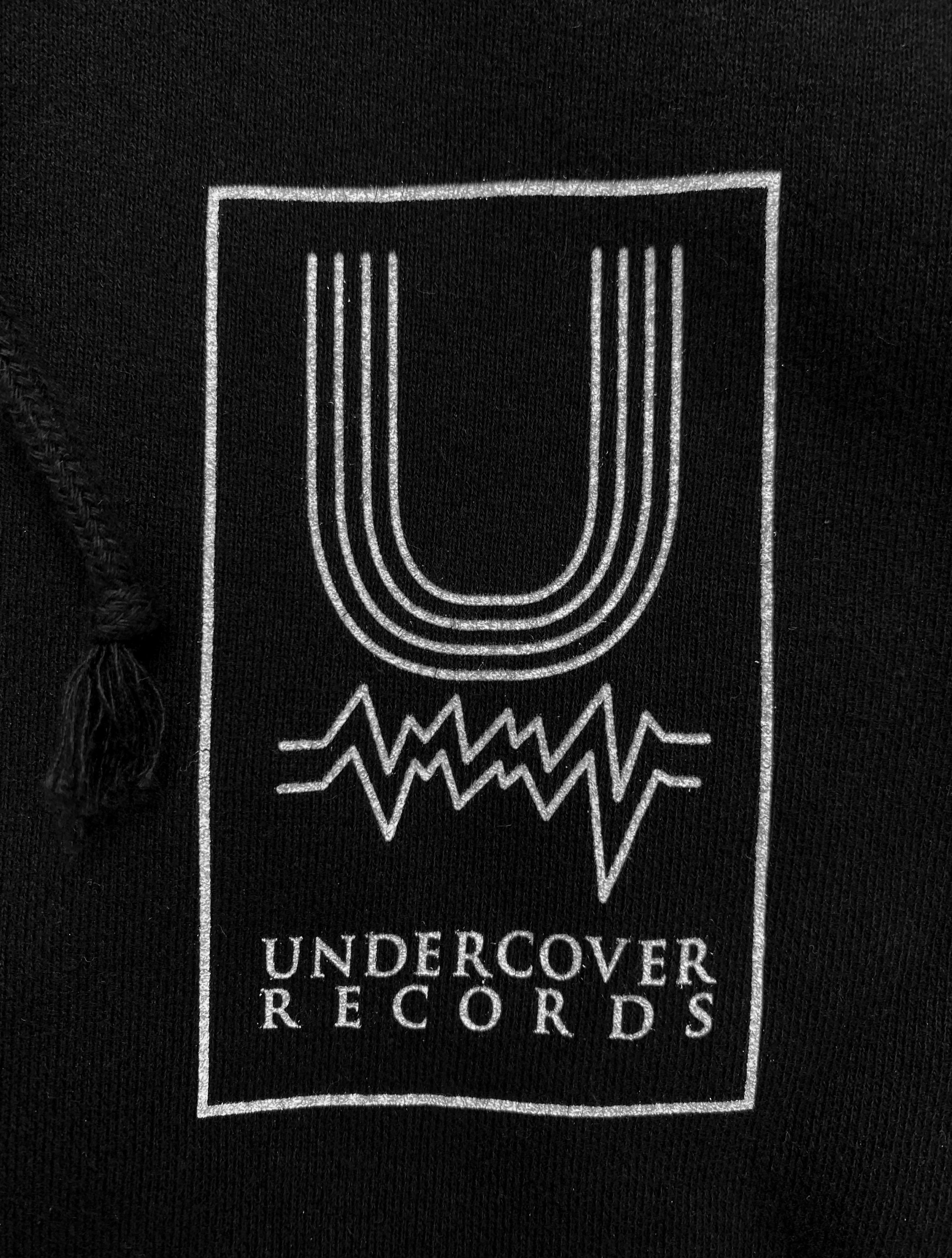 Undercover “U Records” Black Heavy Weight Graphic Hoodie