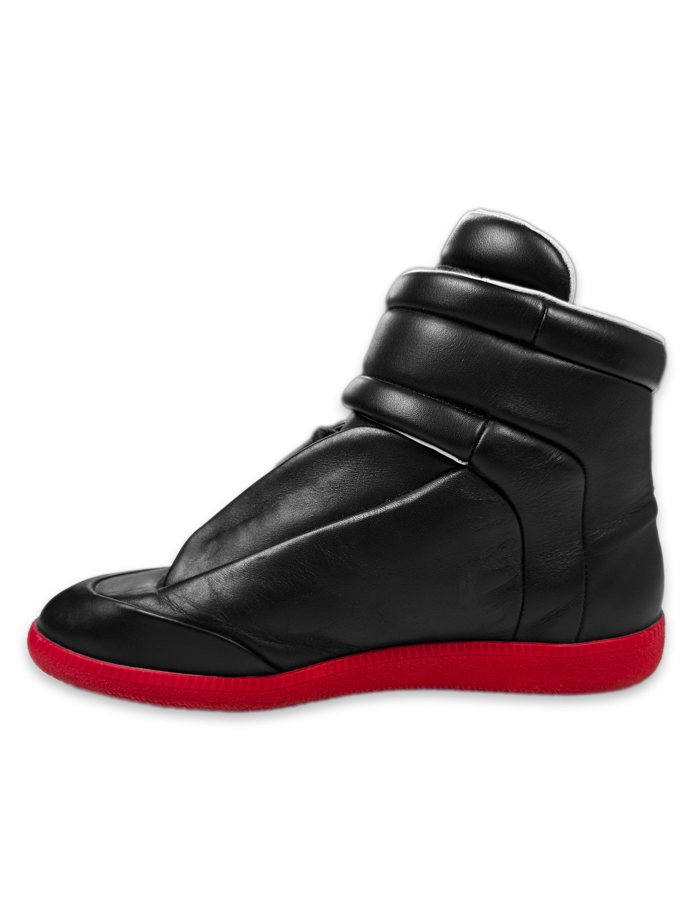 Maison Margiela Black Leather Future High-top Sneakers
