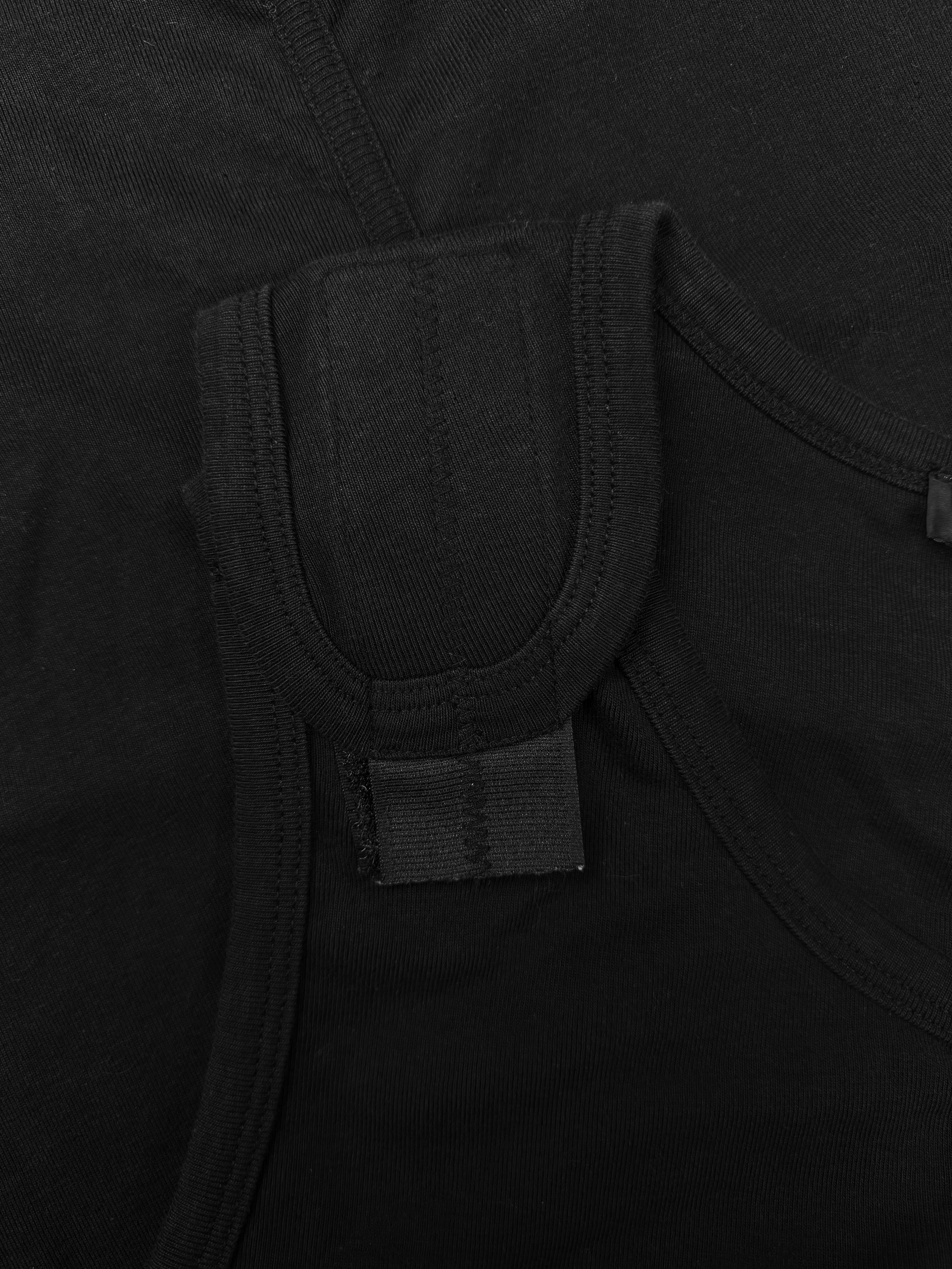 SS05 Raf Simons Velcro Bulletproof Vest Black Tank-top